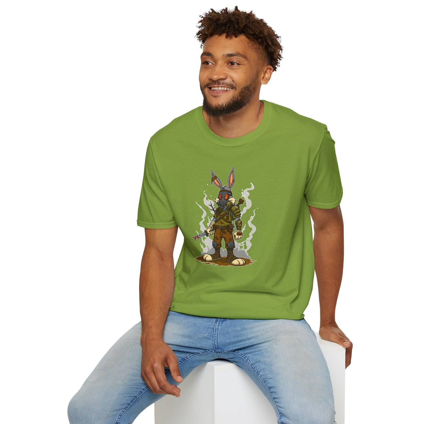 Bugs Bunny T Shirt Cartoon Graphic Tee Unisex Softstyle 64000 Gildan Premium Comfort