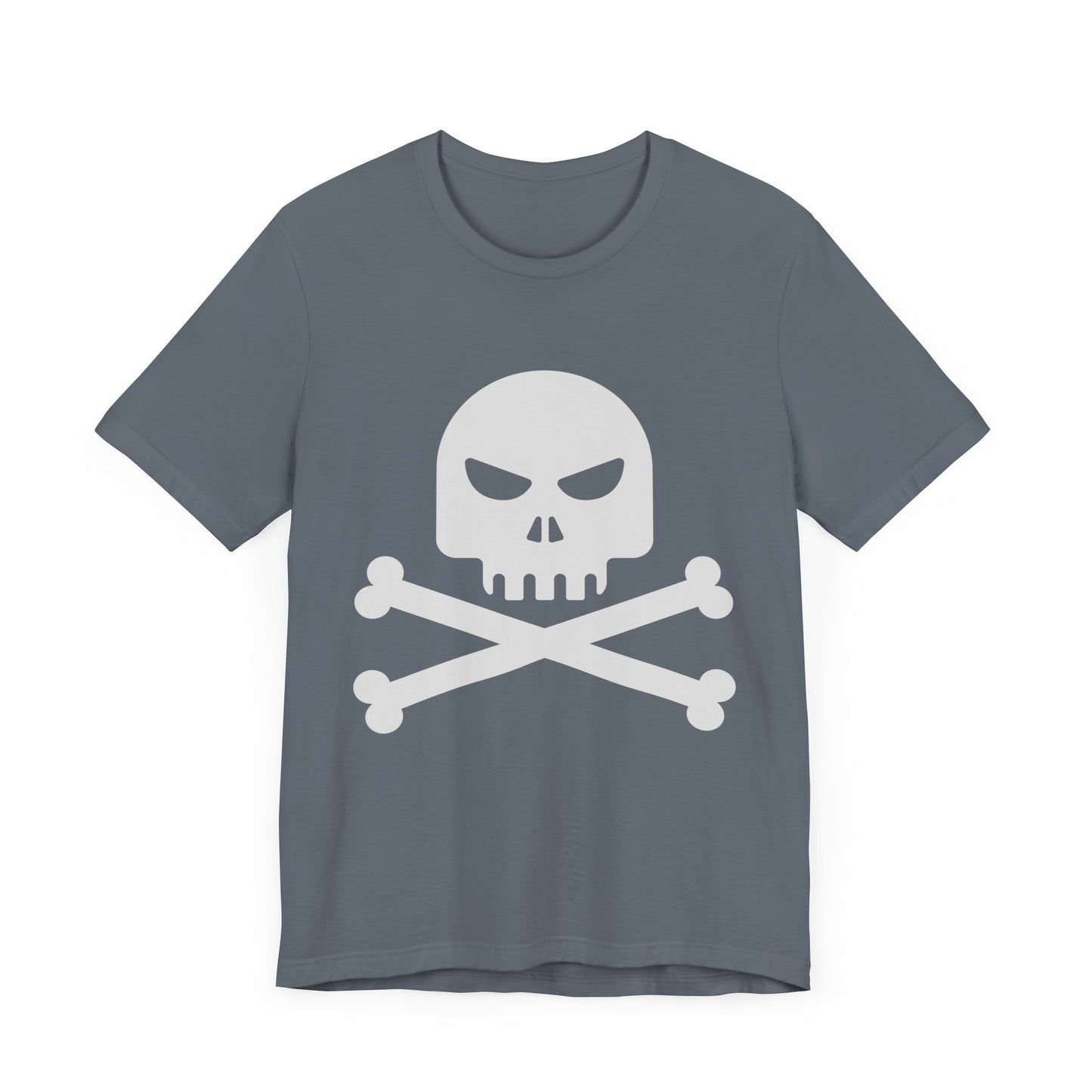 Unisex Cotton Tee Shirt with Skull