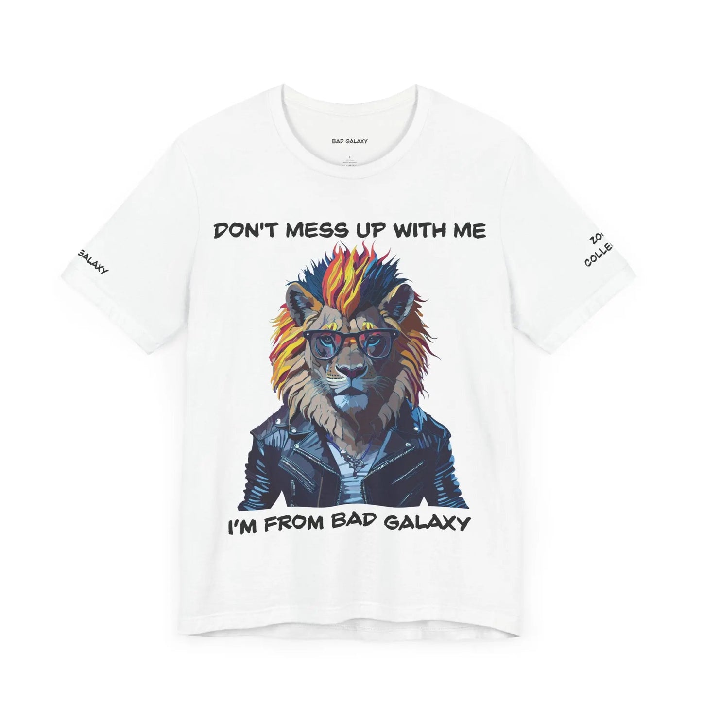 Animal T Shirt From Bad Galaxy Made To Order 100 Percent Cotton Tee Eco Friendly Non Toxic Inks USA