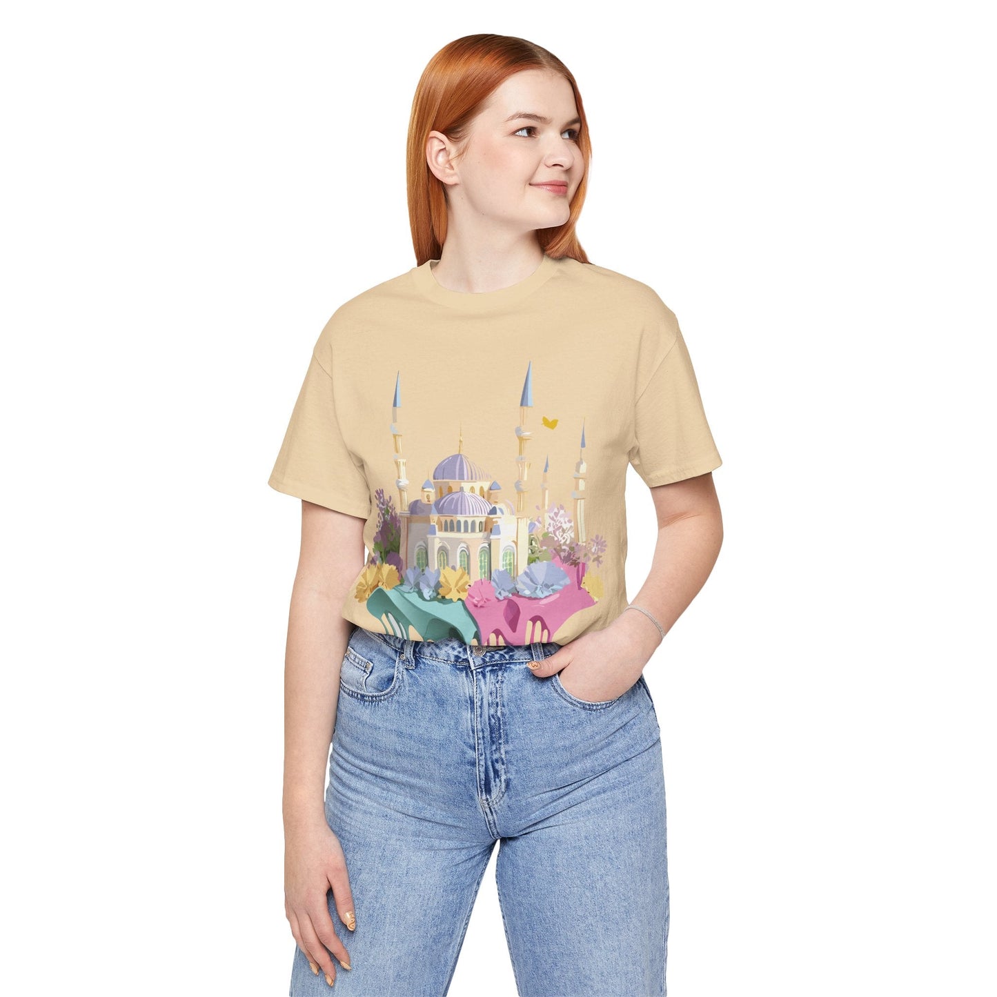 Adelpha Istanbul Graphic T Shirt Unisex Short Sleeve Art Design Tee For Everyday Wear