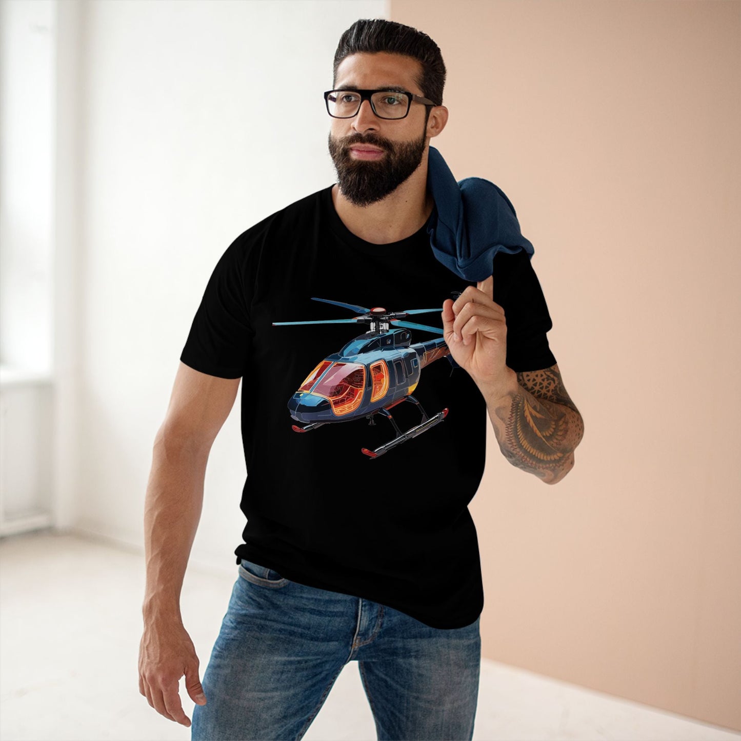 Chopper Graphic Unisex 100 Cotton Staple Tee 12