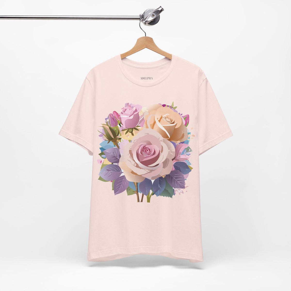 Floral Graphic Tee Shirt - Bella+Canvas Unisex 100 Cotton 28