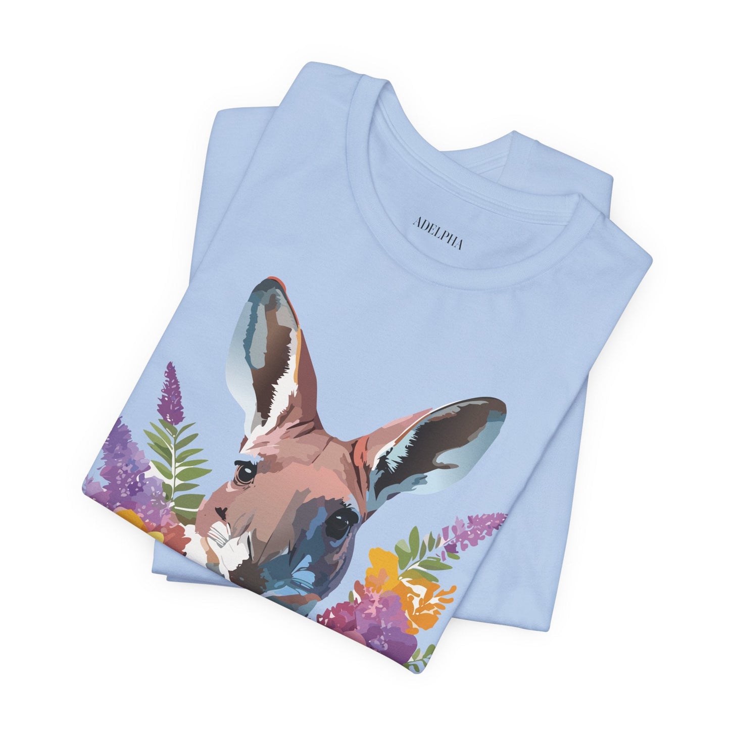 Kangaroo Graphic Unisex 100 Cotton Vintage Animal Artwork Tee 8