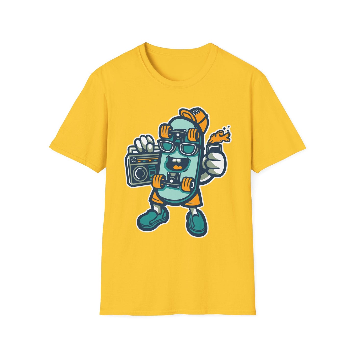 Cartoon Animation T Shirt Unisex Funny Tee Gildan Softstyle 64000 Ring Spun Cotton
