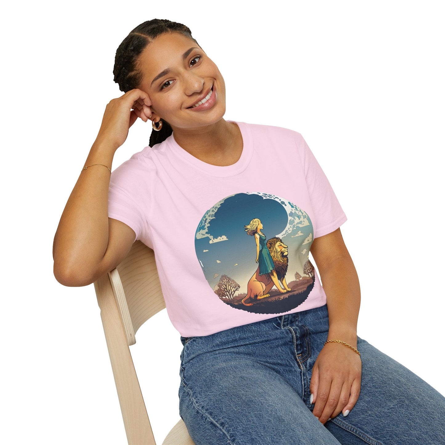 Womens Graphic T Shirt Art Design Tee Softstyle 64000 100 Percent Cotton Unisex Comfort