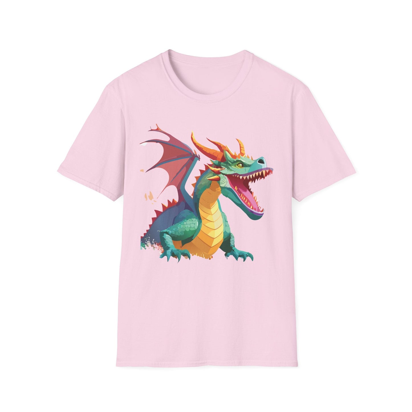 Dragon Graphic T Shirt Unisex Softstyle Cotton Tee Dragon Art Shirt For Men Women