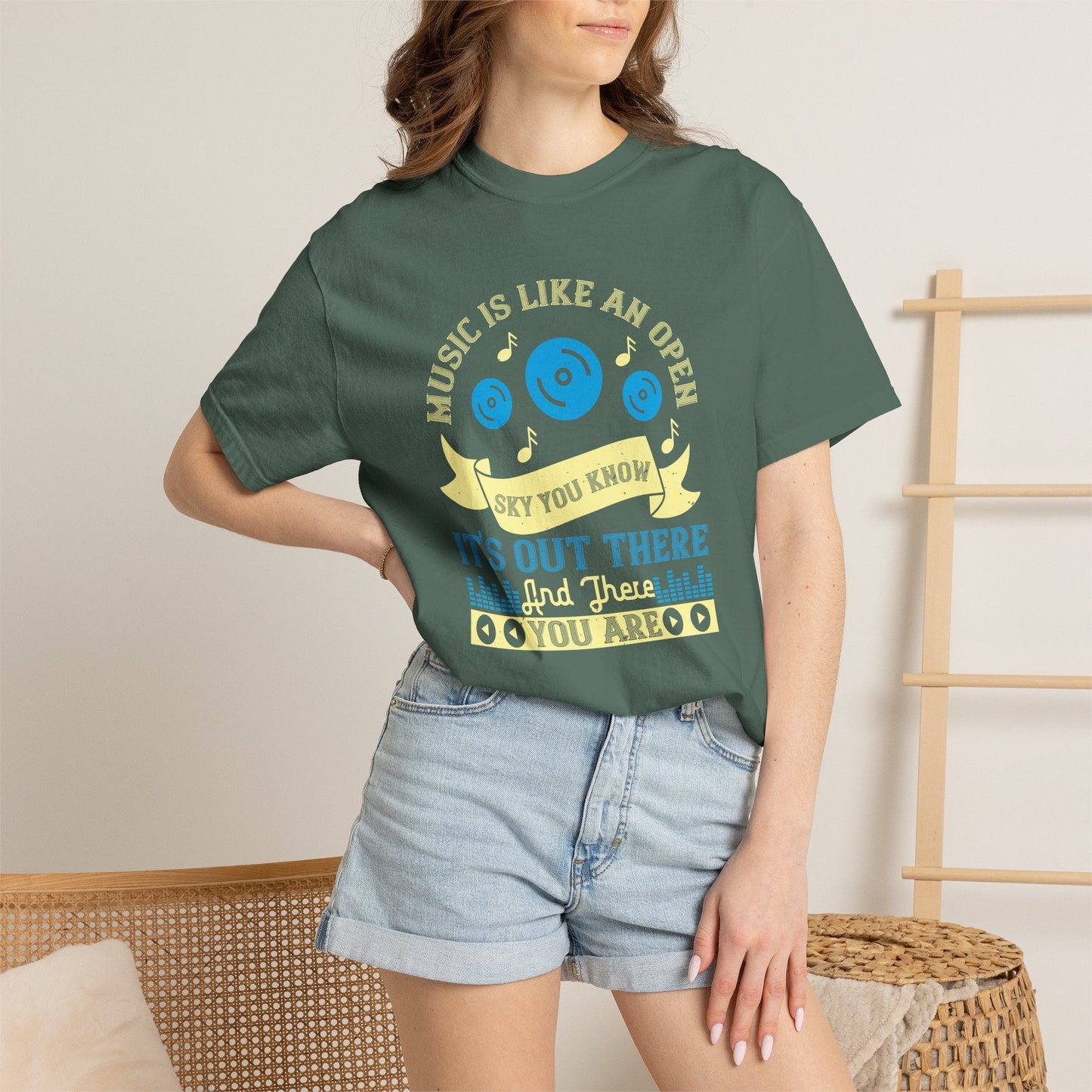 Music Graphic Design Unisex Cotton T-shirt m29