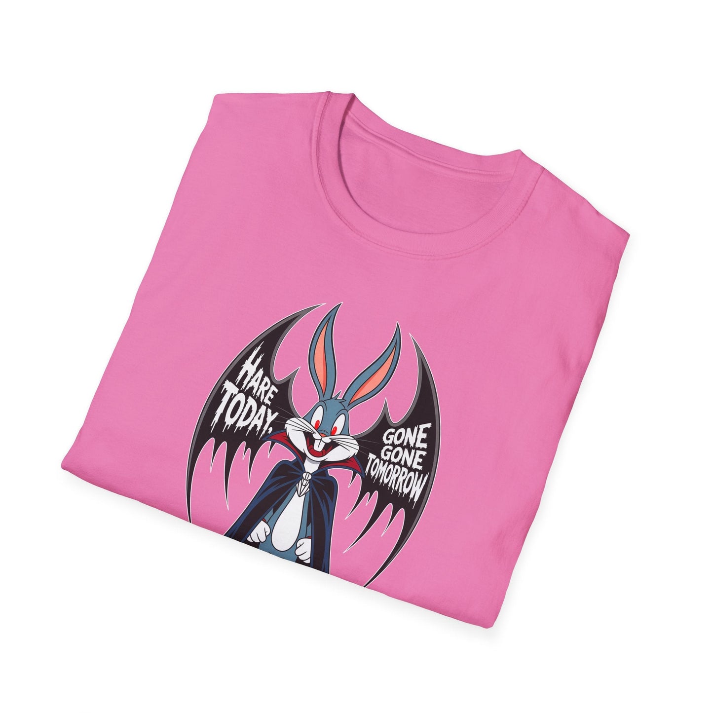 Bugs Bunny T Shirt Cartoon Art Design Unisex Gildan Softstyle 100 Percent Ring Spun Cotton