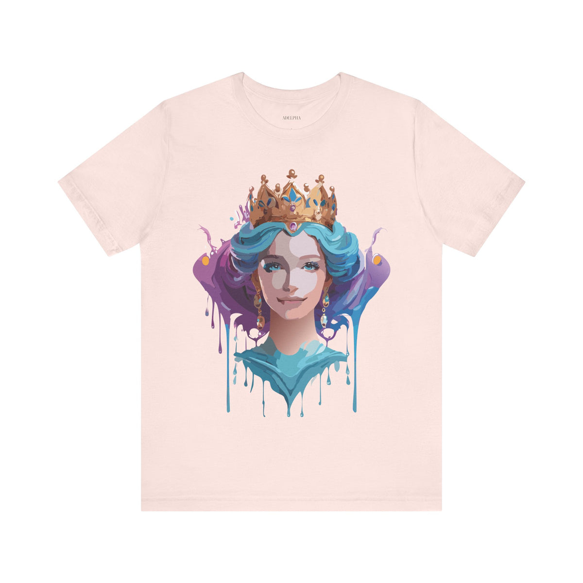 Queen Graphic Unisex Cotton Bella+Canvas Tee with Art Design m186