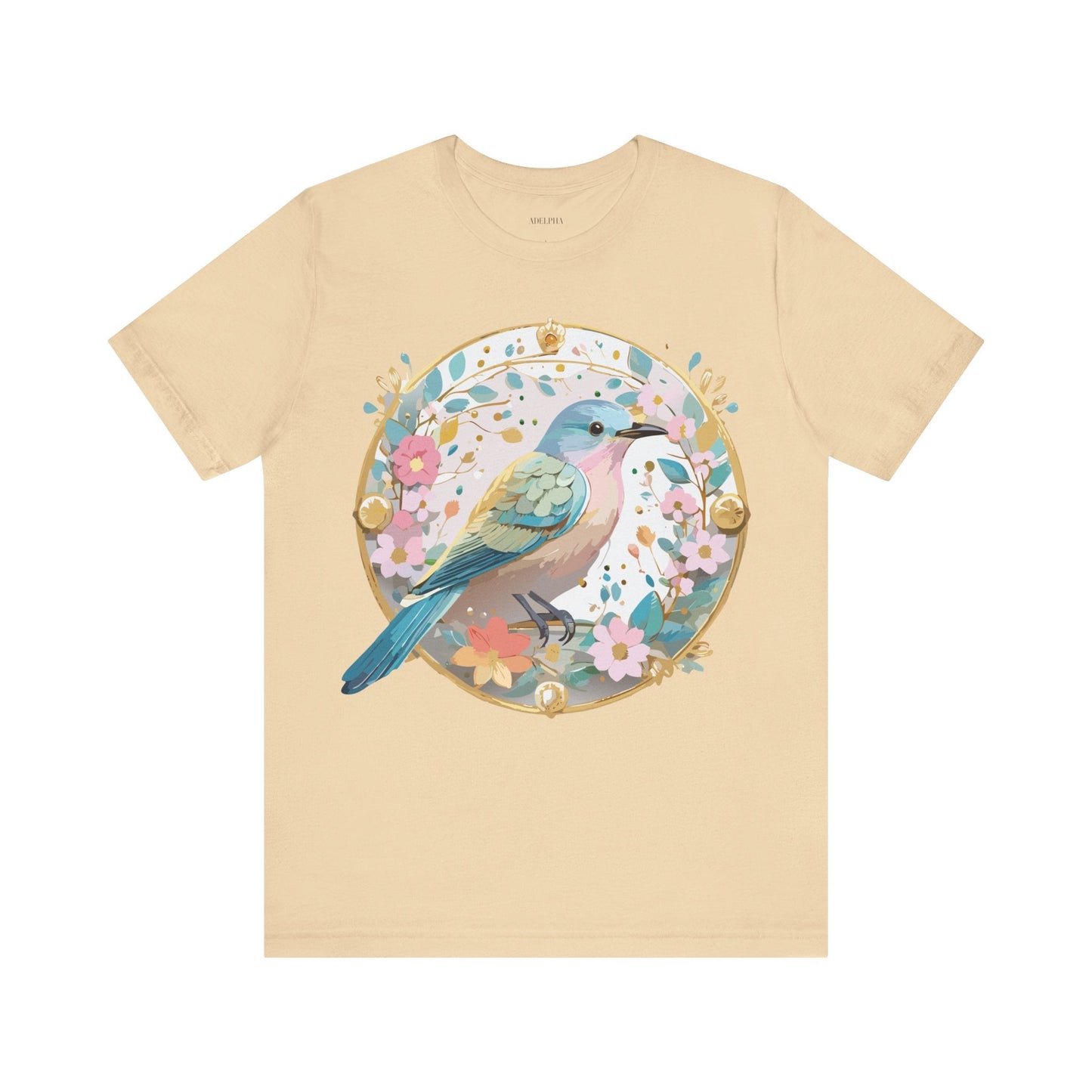 Adelpha Vintage Inspired Graphic Tee Unisex Short Sleeve Shirt Art Design Premium