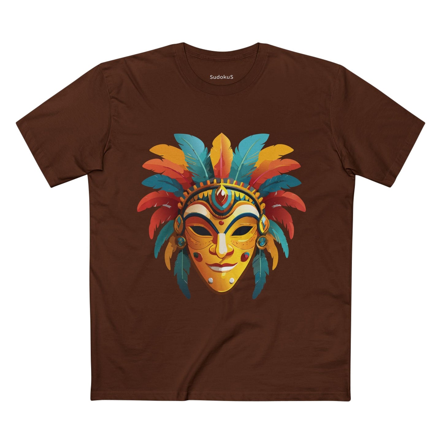 Mask Graphic Unisex 100 Cotton Staple Tee 3