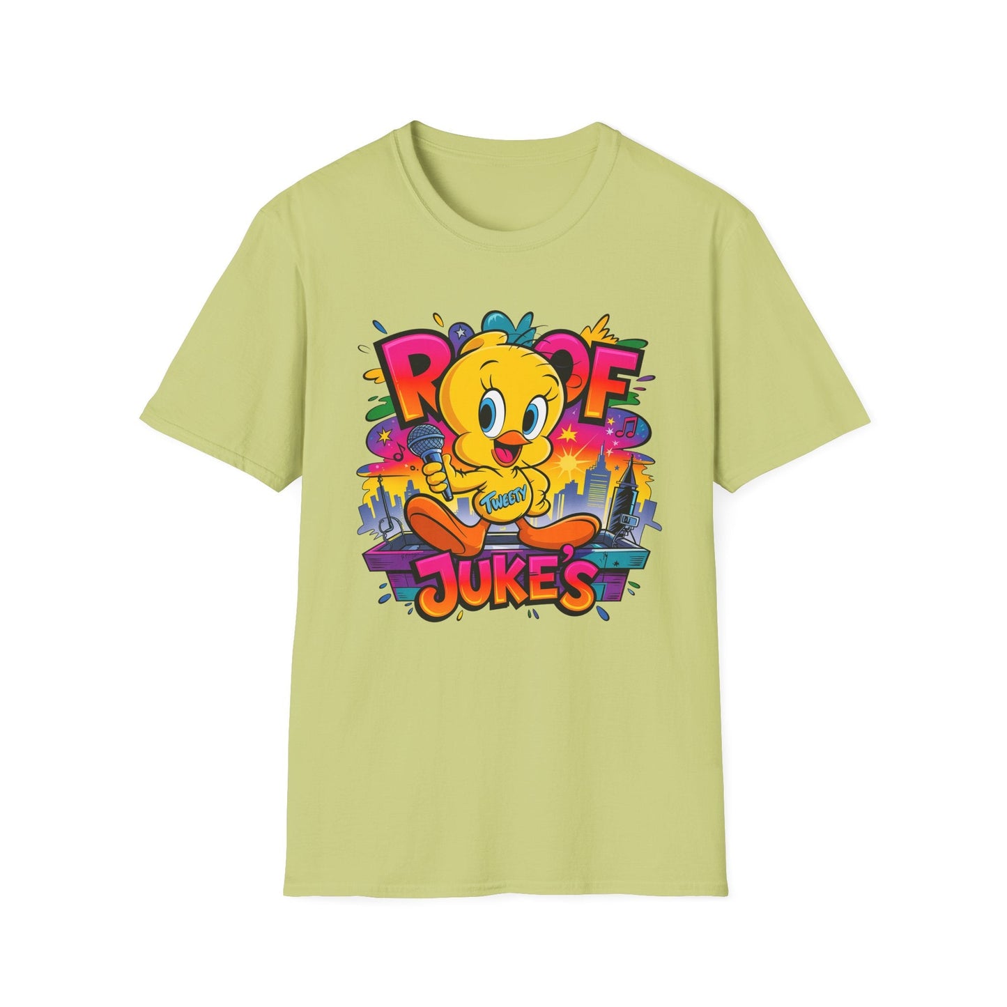 Unisex Cartoon T Shirt With Animation Design Versatile Funny Animals Tee Shirt Gildan Softstyle