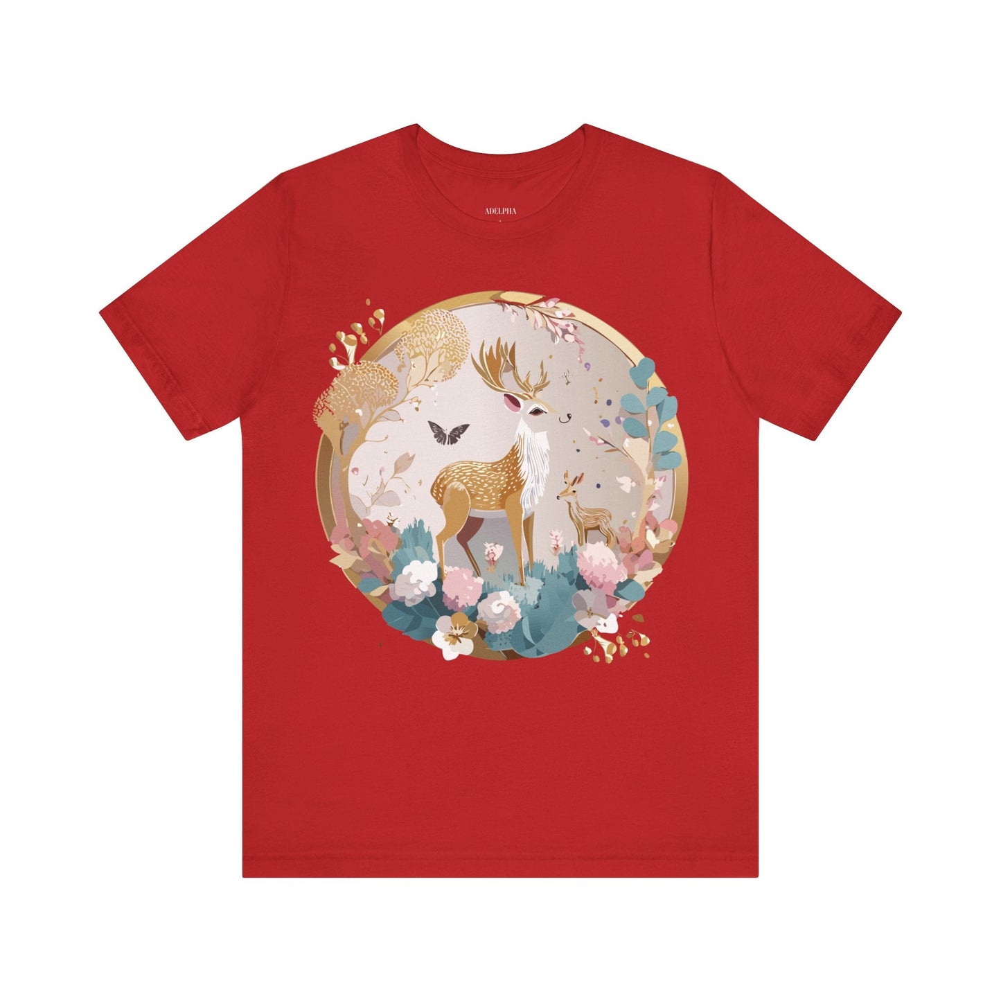 Medallion Graphic T Shirt Unisex Adelpha Vintage Inspired Artwork Short Sleeve Tee
