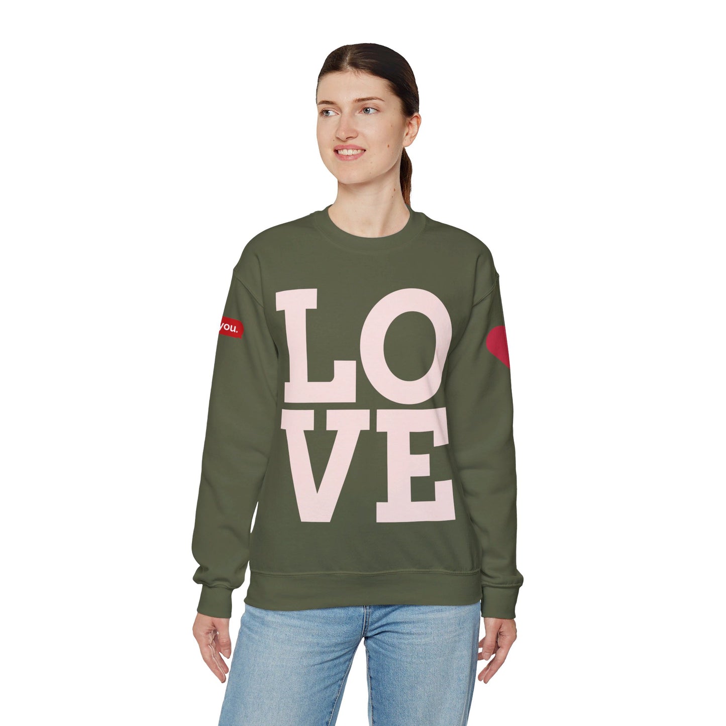 Unisex Heavy Blend Sweatshirt - LOVE