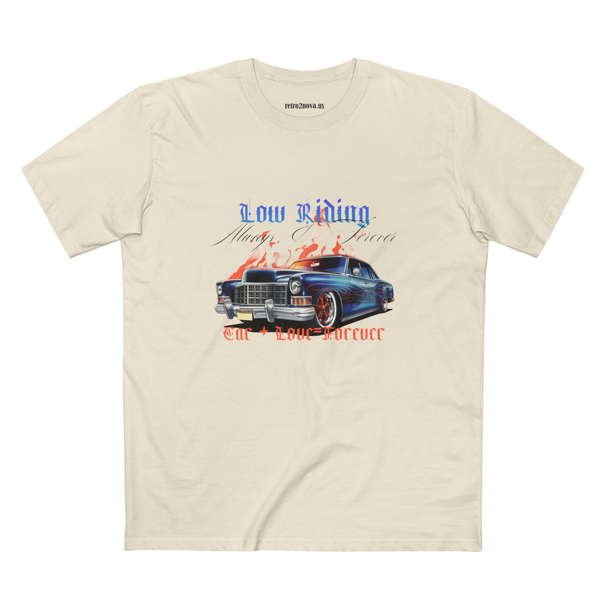 Retro Car Vintage Graphic Tee Staple Unisex 100 Cotton Tee Shirt - RC-28