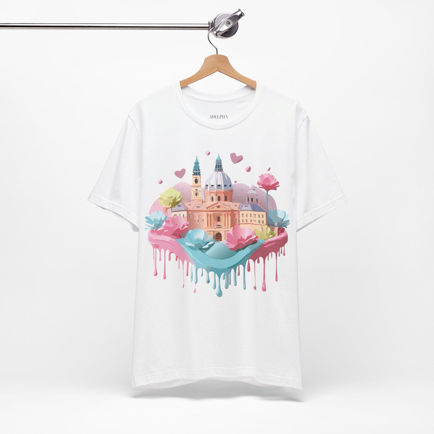 Prague Tourist Shirt Unisex Graphic Tee With Vintage Inspired Artwork By Adelpha