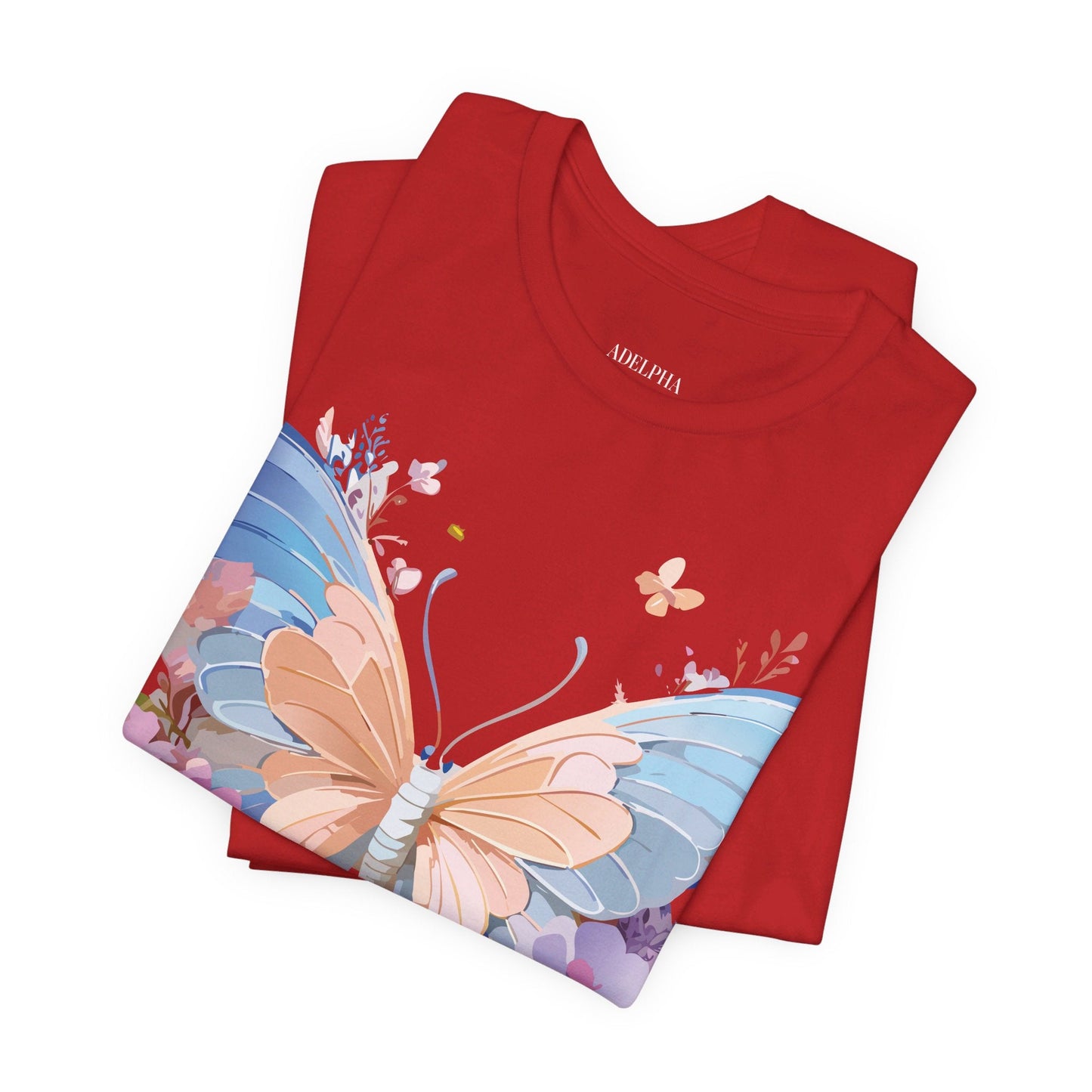 Butterfly Graphic Tee By Adelpha Unisex Short Sleeve Shirt Art Design