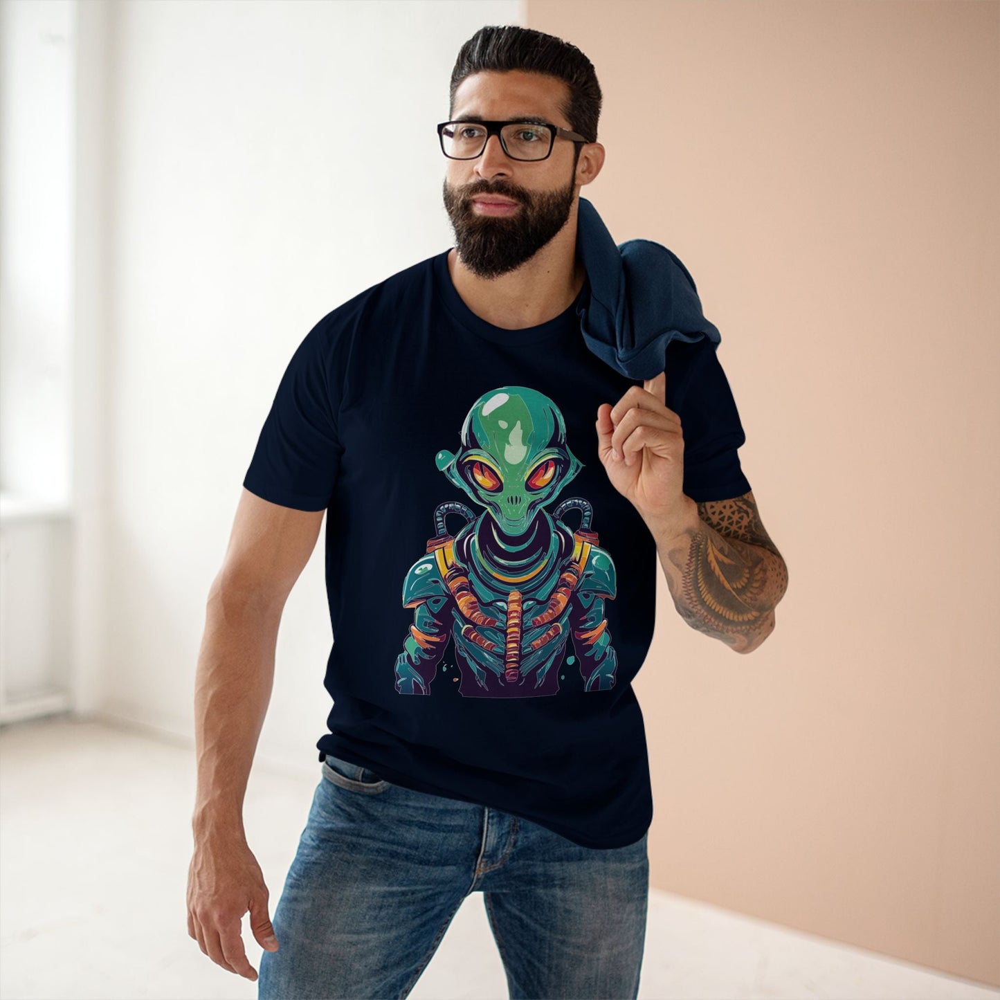 Aliens Graphic Unisex 100 Cotton Staple Tee 28