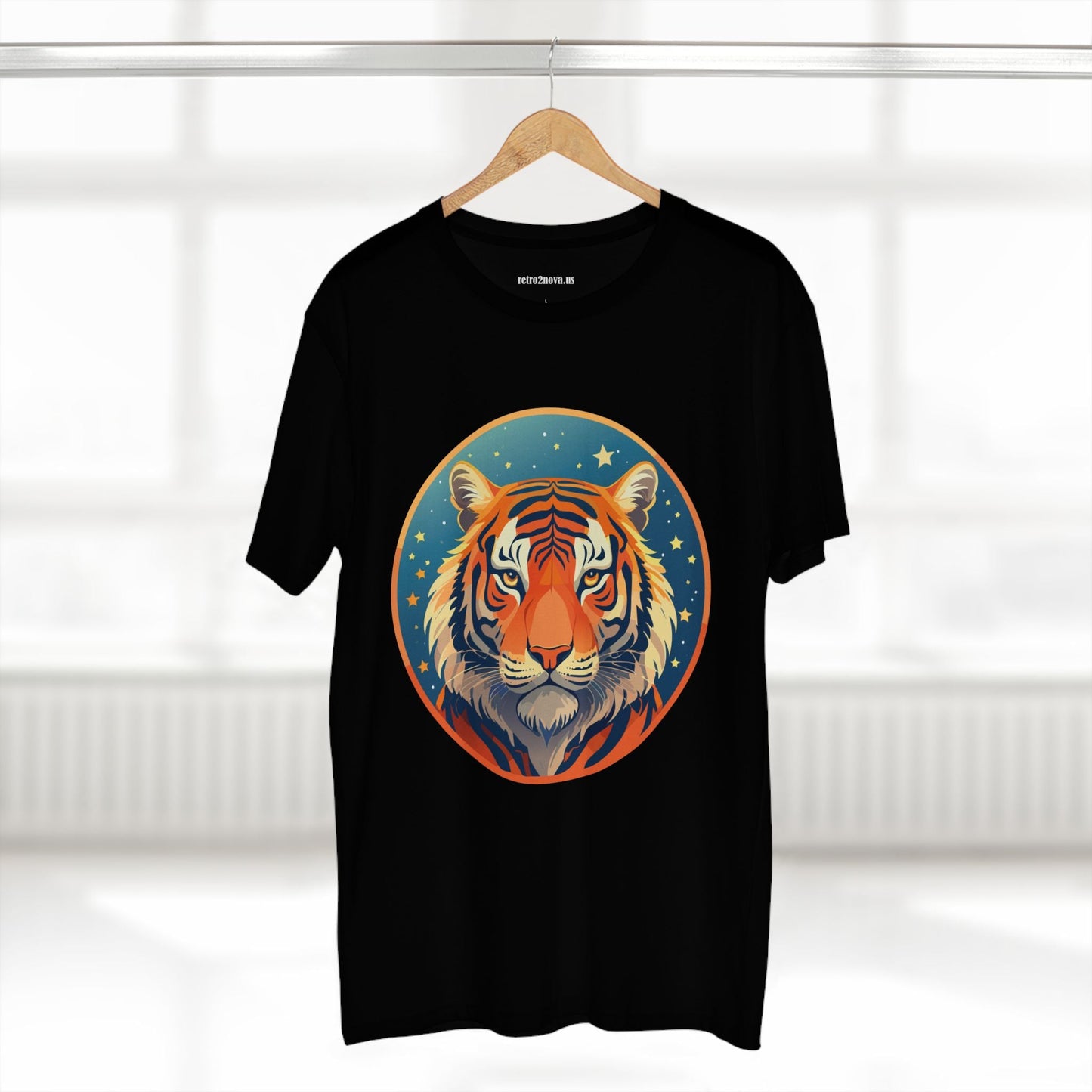Unisex Premium Cotton Tiger Shirt Art Tee Original Design Animal Shirt Everyday Comfort Handmade Graphic Art Collection