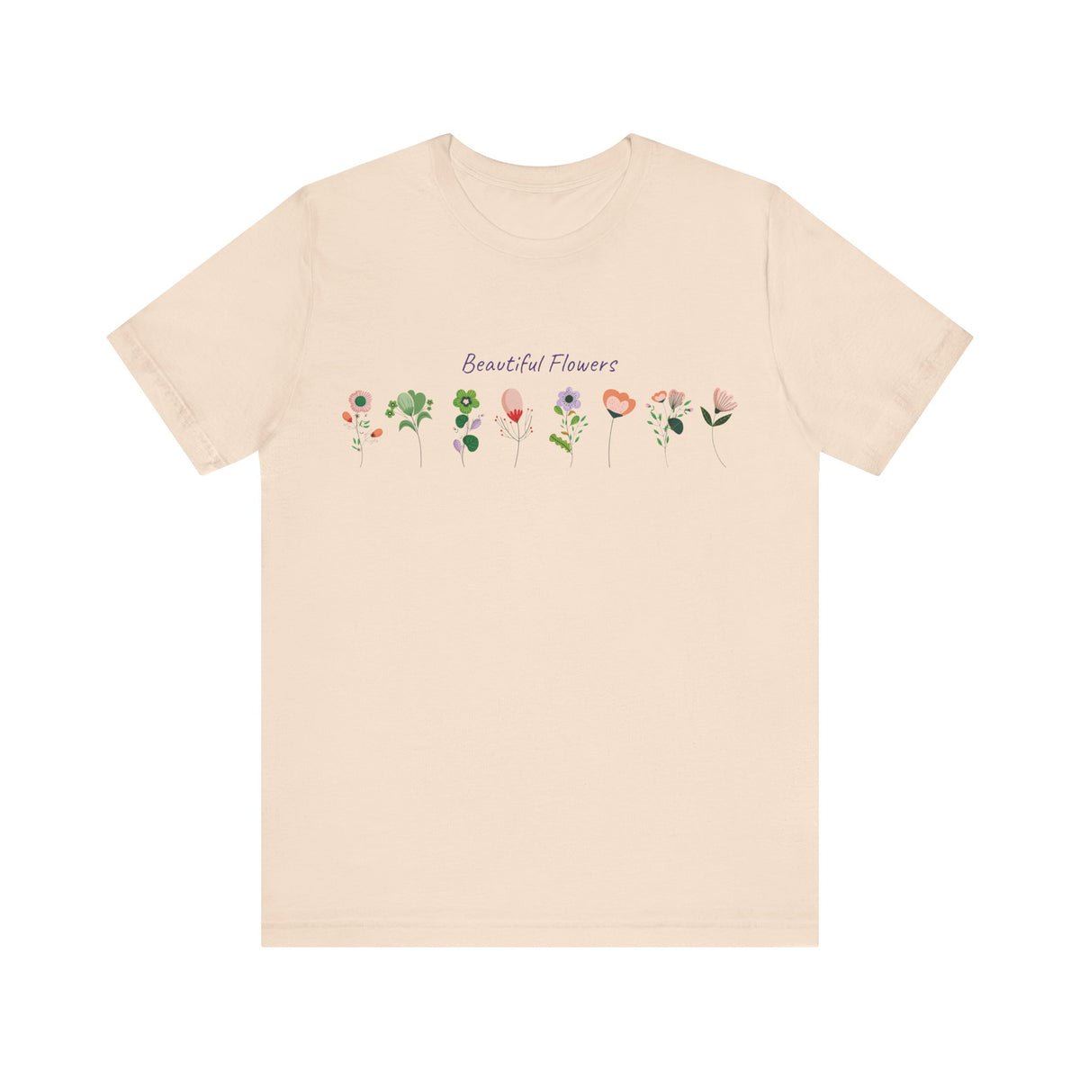 Floral Graphic Tee Shirt - Bella+Canvas Unisex 100 Cotton 51