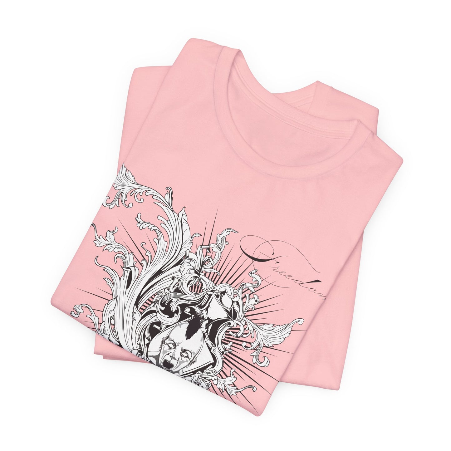 Freedom Art Design Tee, Artistic Tee, Graphic T-Shirt, Music Tees, Artistic Music T-Shirt, Vintage Top