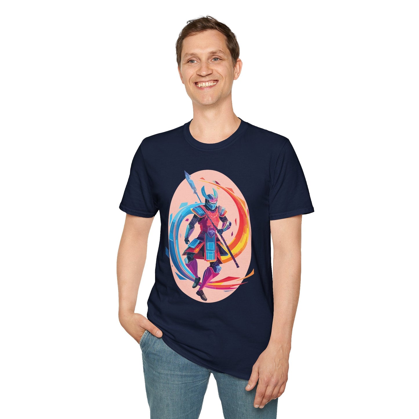 Samurai Shirt Unisex Softstyle T Shirt 64000 Cotton Breathable Everyday Comfort Fit