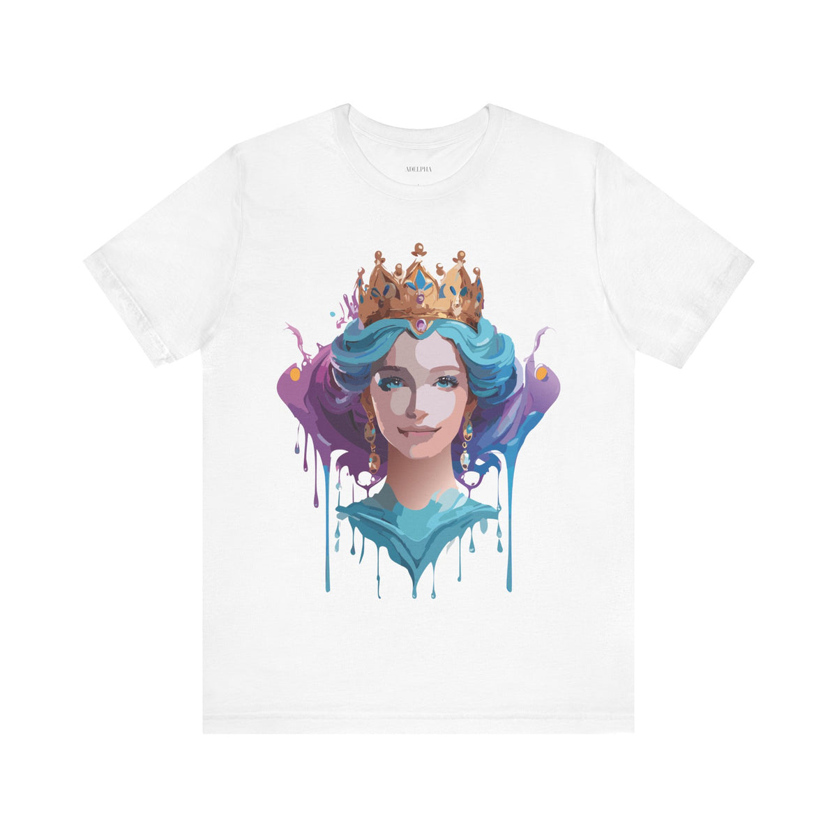 Queen Graphic Unisex Cotton Bella+Canvas Tee with Art Design m186