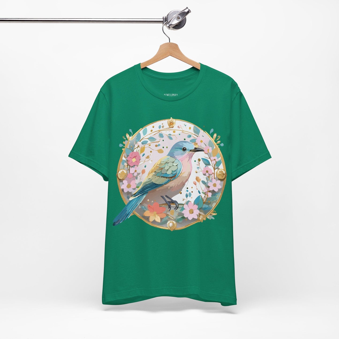 Adelpha Medallion Graphic T Shirt Unisex Short Sleeve Vintage Inspired Artwork Tee