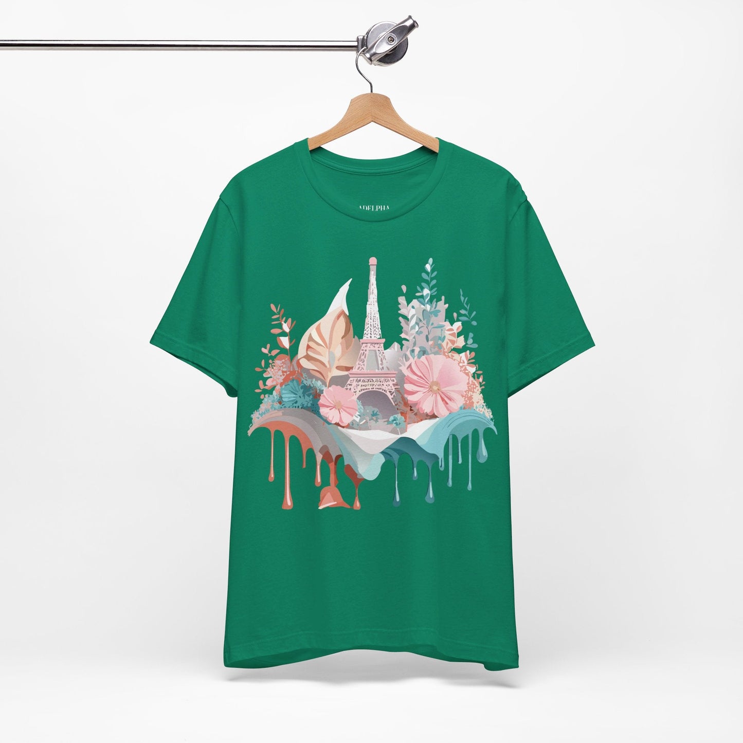 Unisex Paris Graphic T Shirt By Adelpha Vintage Inspired Art Tee Short Sleeve Casual Wear