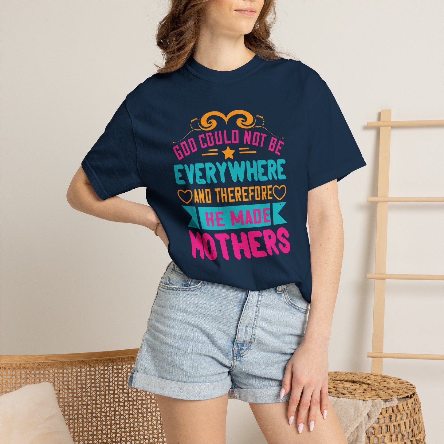 Mom T-shirt Mother Day Mama Tee Unisex Comfort Colors Garment-Dyed Cotton h70