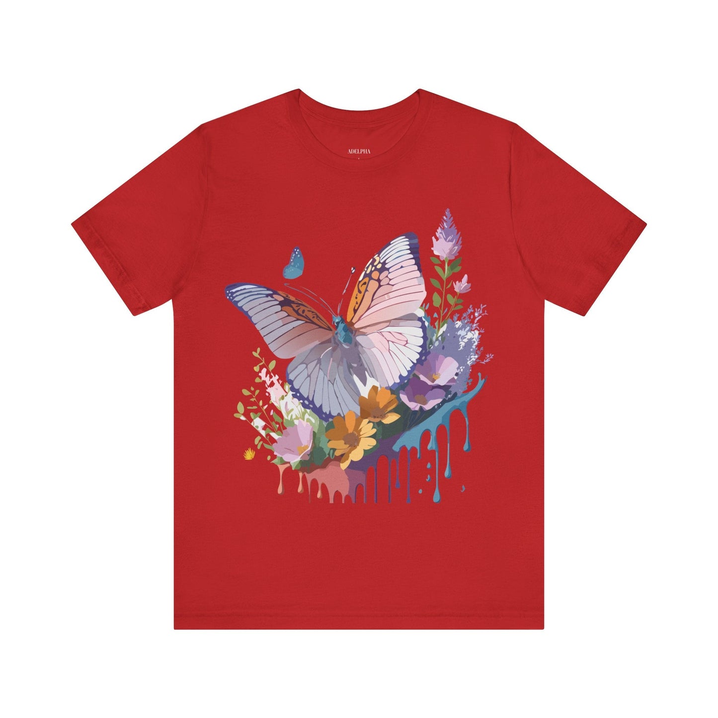 Butterfly Graphic Tee Unisex Adelpha Vintage Inspired Art Design Tee