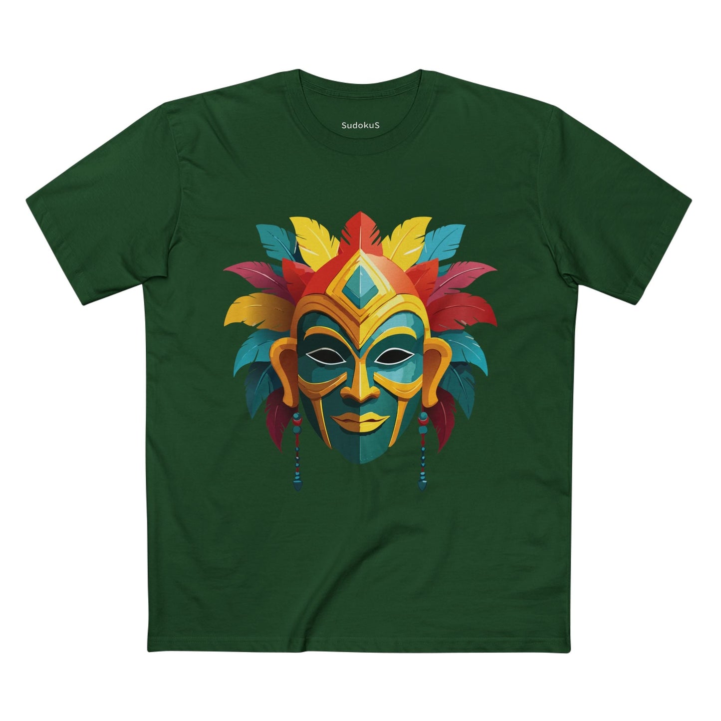 Mask Graphic Unisex 100 Cotton Staple Tee 6