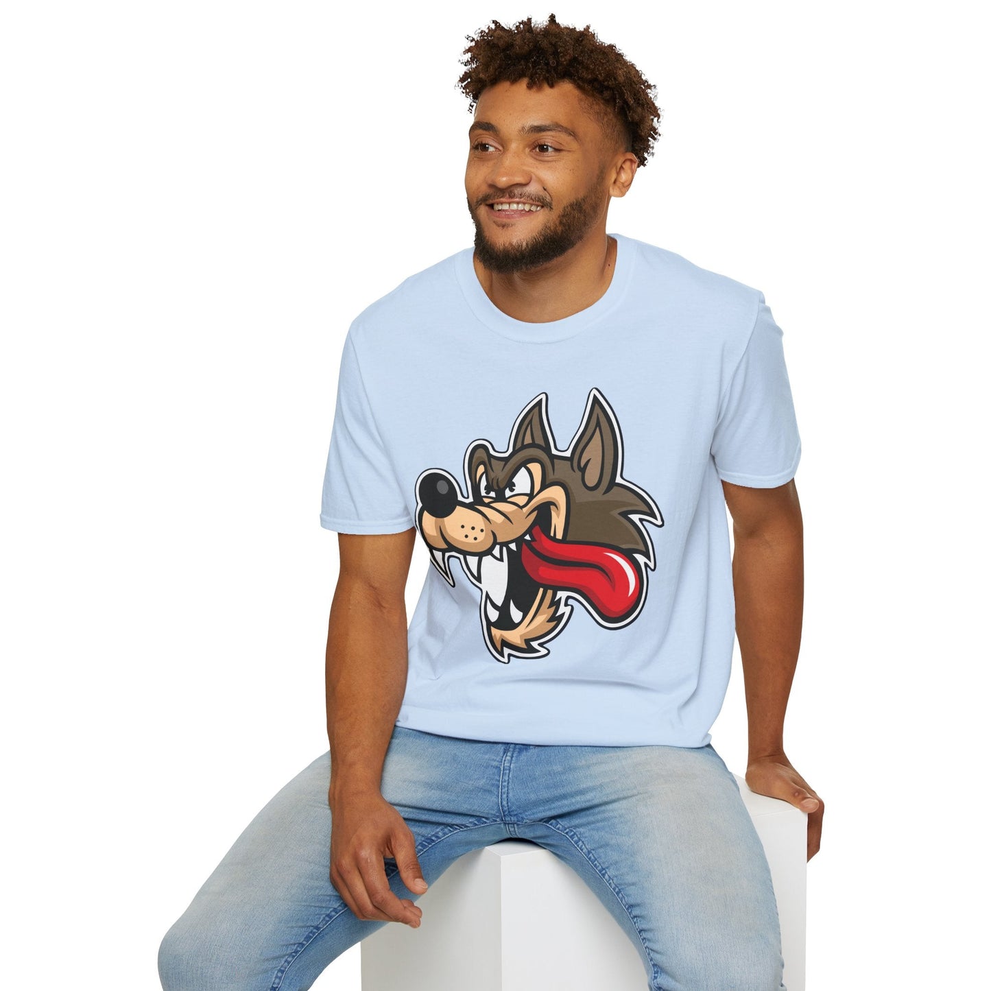 Cartoon T Shirt Animation Tee Unisex Funny Tee Gildan Softstyle 64000 100 Percent Cotton