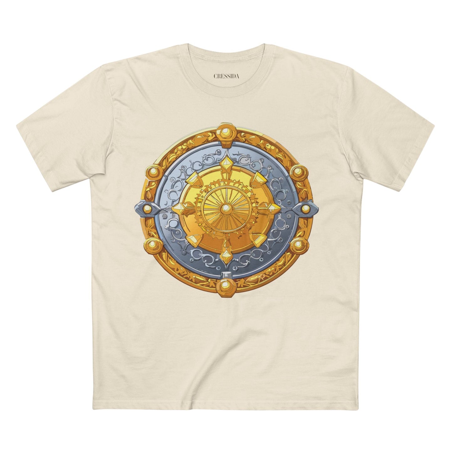 Antique Gold Coin Graphic Design T-Shirt Unisex 100 Cotton With Golden Print Artwork Tee 6