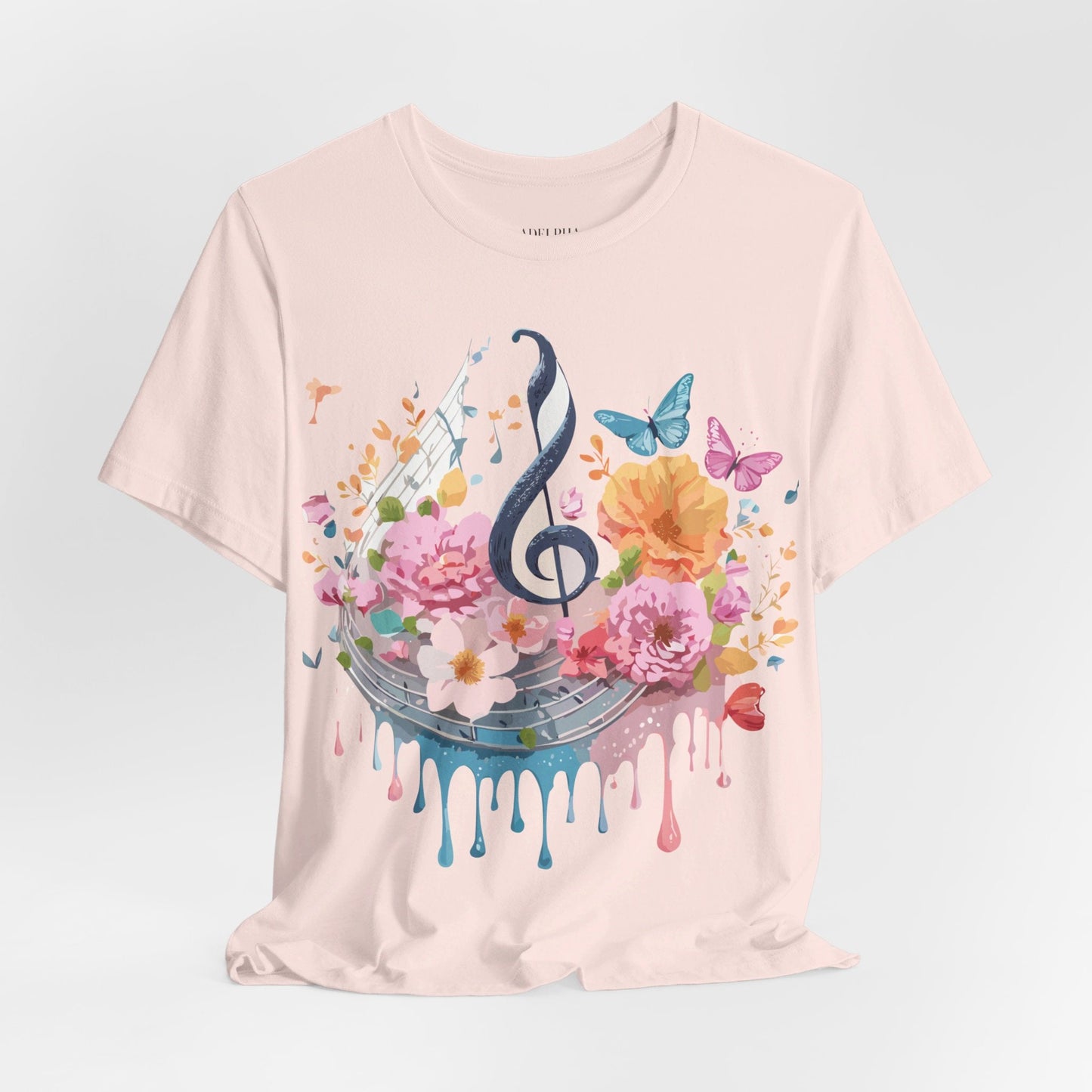 Adelpha Graphic T Shirt Unisex Jersey Short Sleeve Vintage Inspired Artwork Music Tee