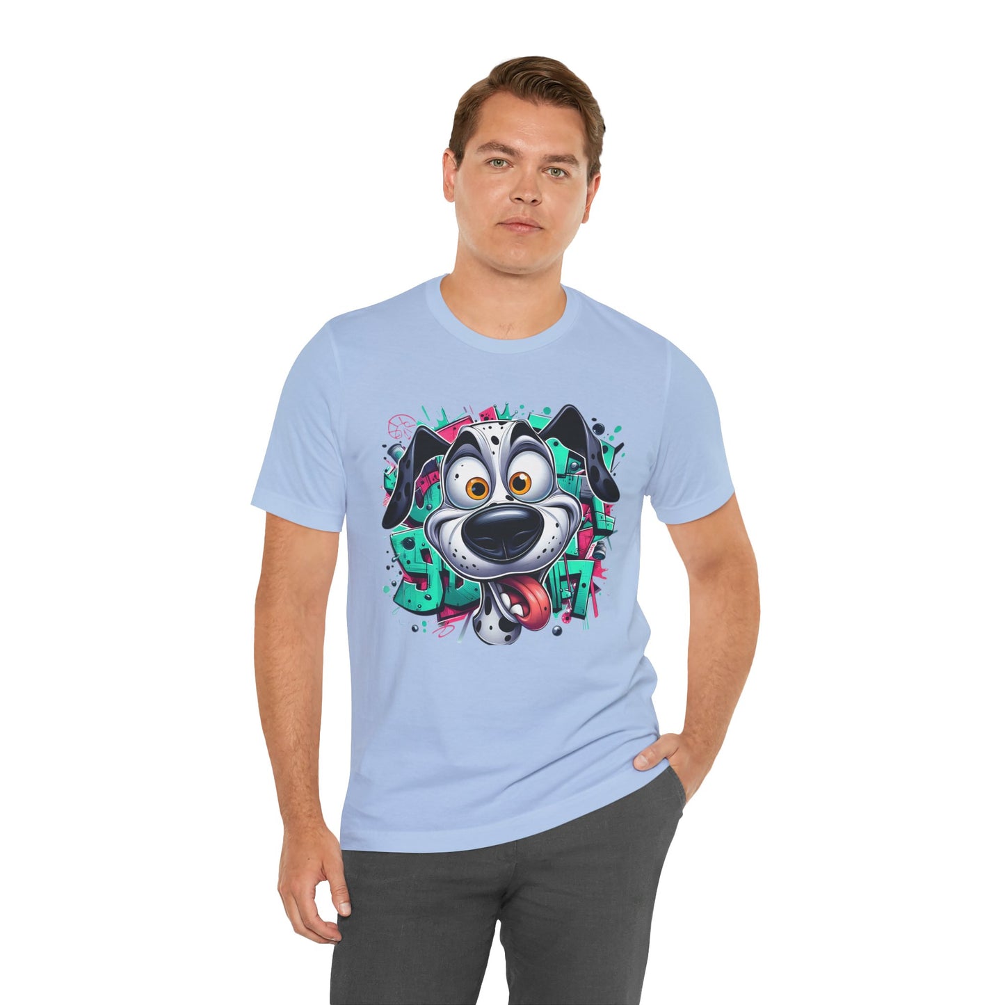 Viki Animal Tees, Dog Tee Shirt, Funny Dog T-Shirt, Art Design Top, Funny Animal T-Shirt, Graphic Tee