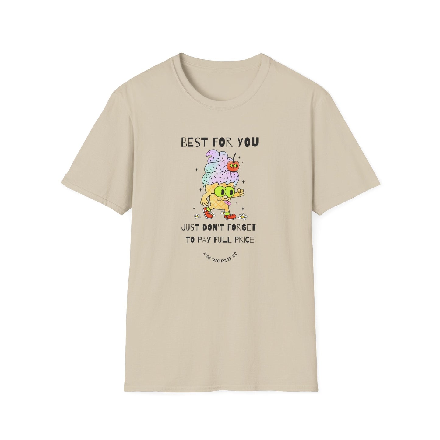 Funny Food T Shirts Unisex Softstyle Tee Cotton Gildan 64000 Short Sleeve Graphic Tee