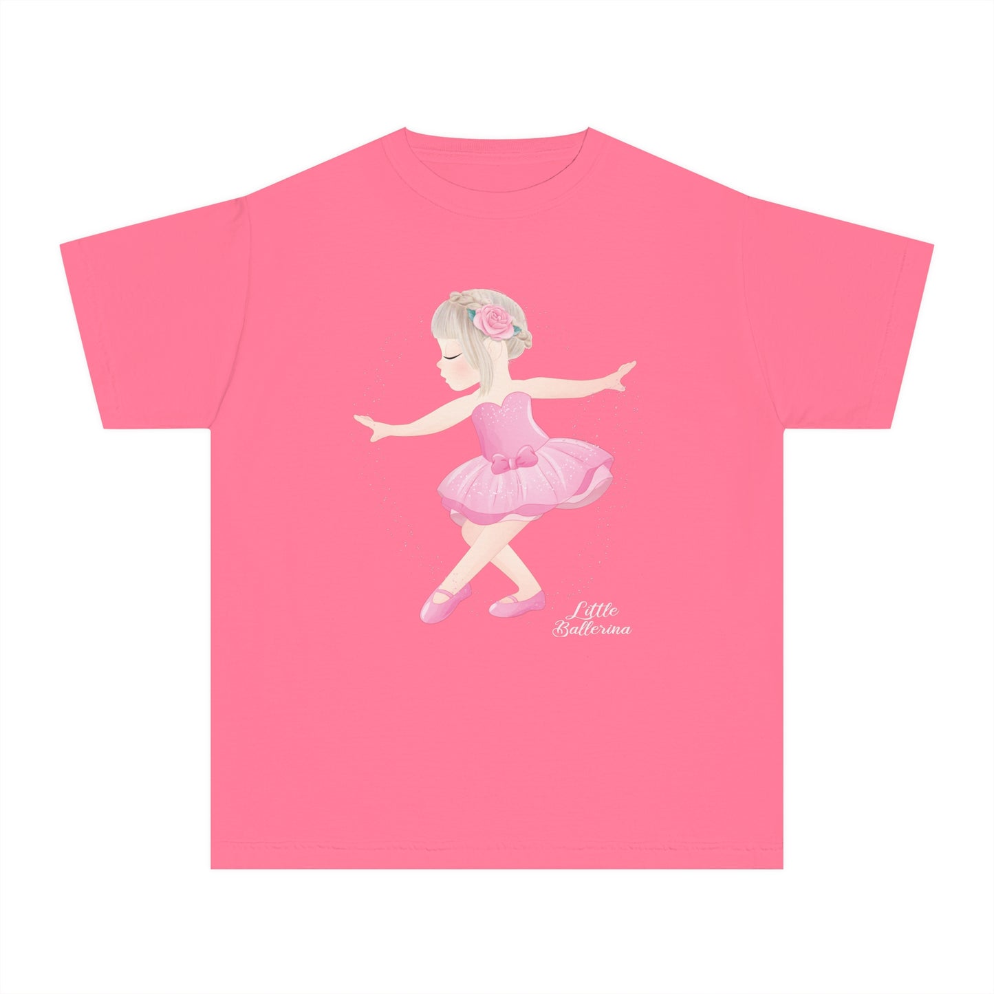 Camiseta juvenil con pequeña bailarina