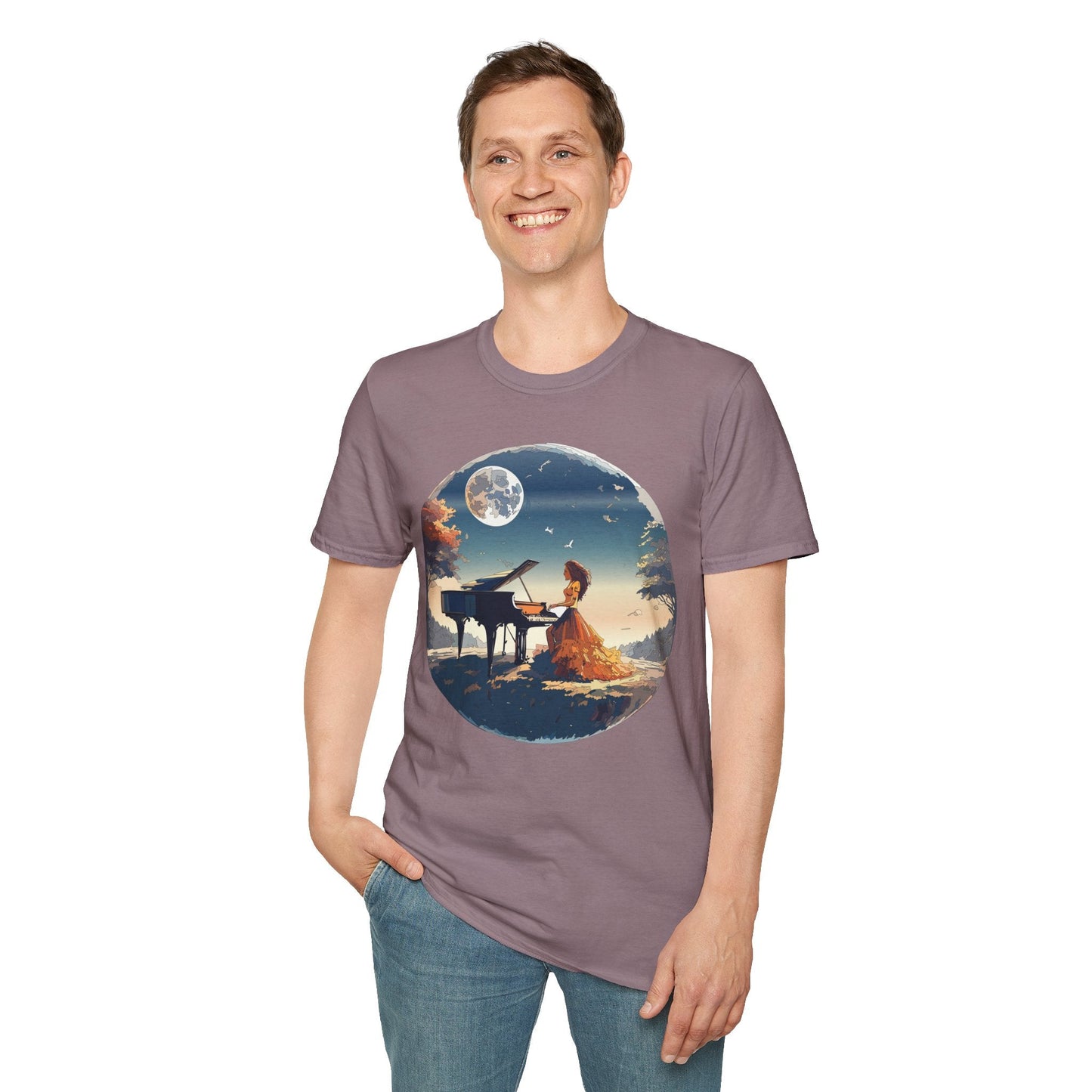 Womens Graphic T Shirt Art Design Gildan Softstyle Tee 100 Percent Ring Spun Cotton Unisex