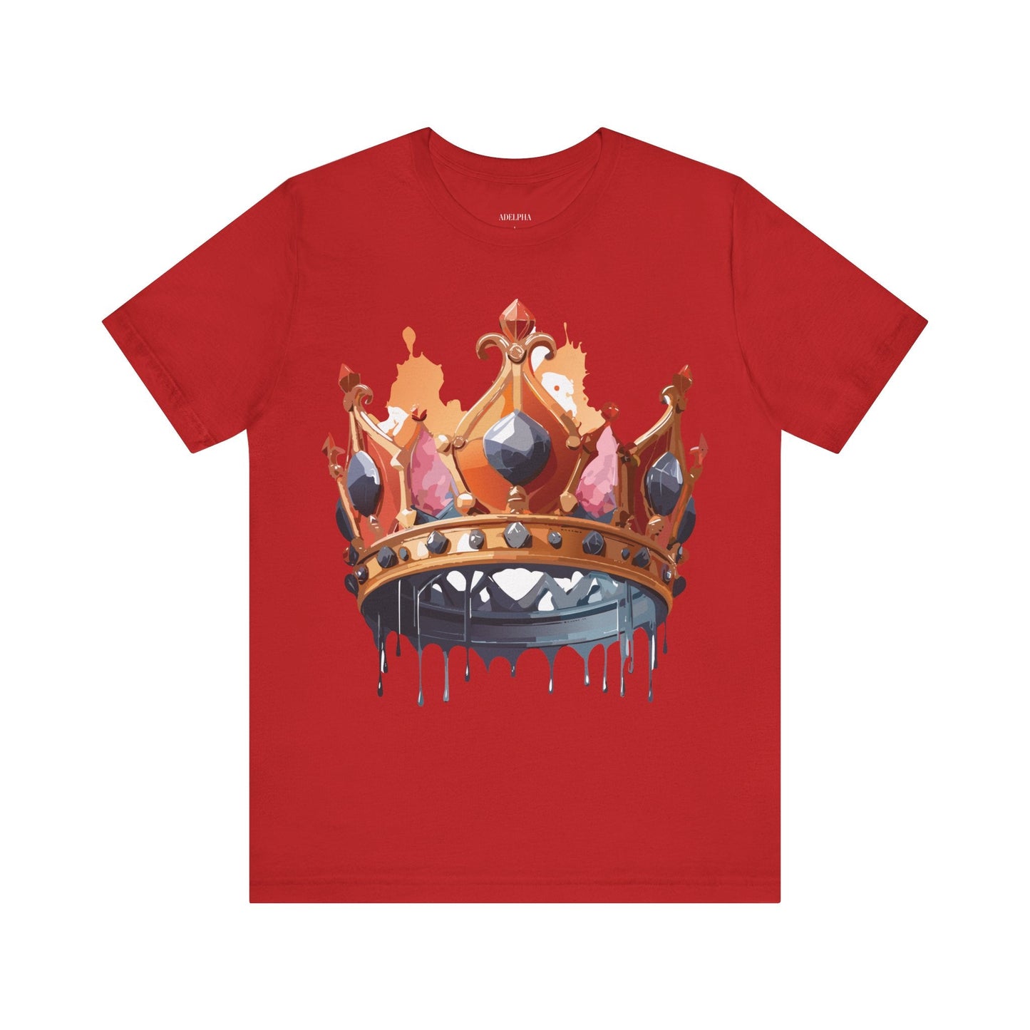 Adelpha Crown Graphic Tee Unisex Jersey Short Sleeve Art Design Vintage Inspired Shirt