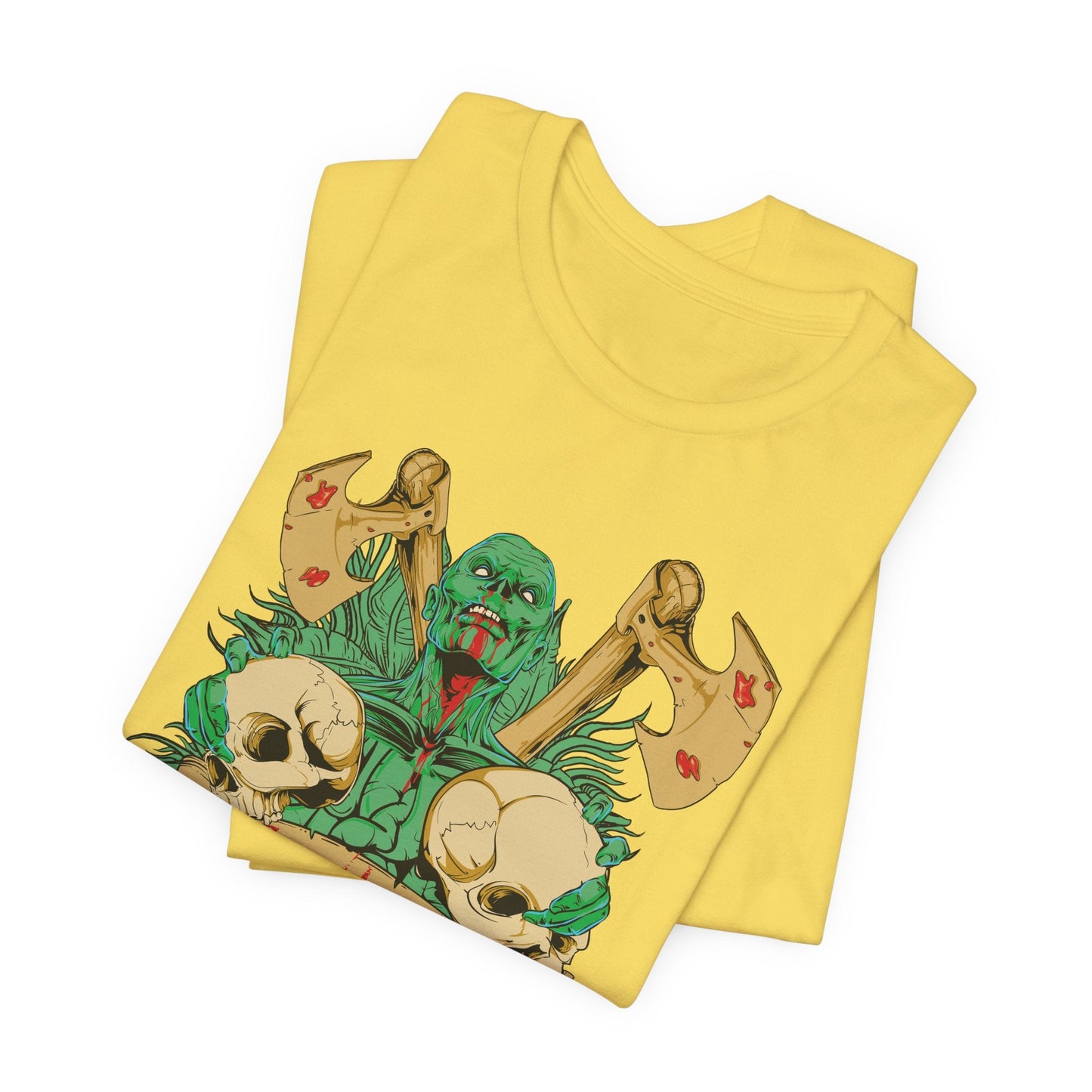 Cthulhu Skull Axes Testimony Tee Lovecraft Horror Mythos Shirt Art-42
