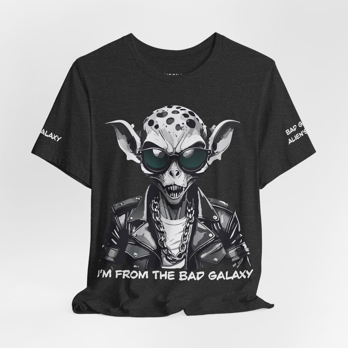 Alien Graphic Unisex Cotton Bella+Canvas Tee with Art Design b64