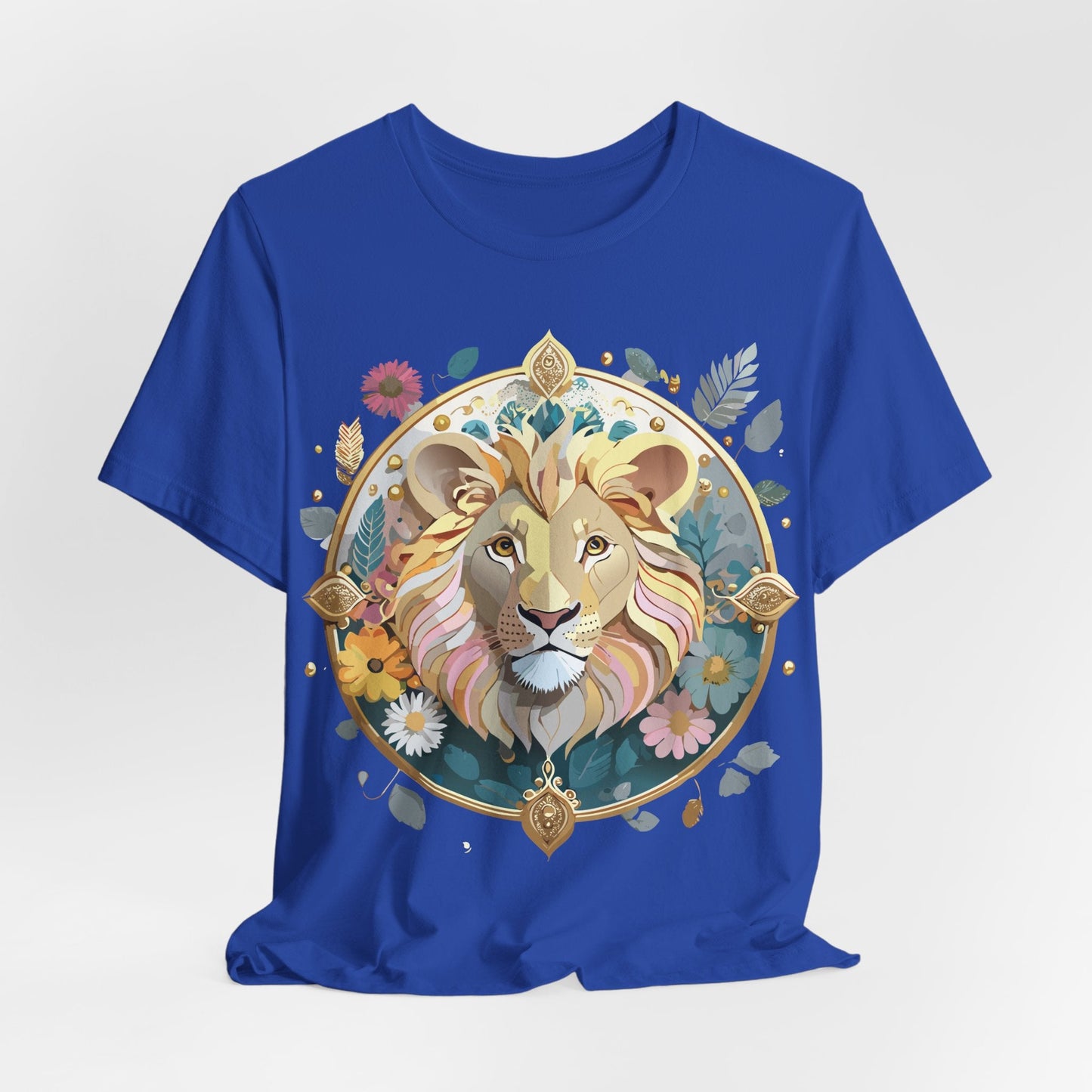Adelpha Medallion Graphic Tee Unisex Short Sleeve Vintage Inspired Art Design Shirt