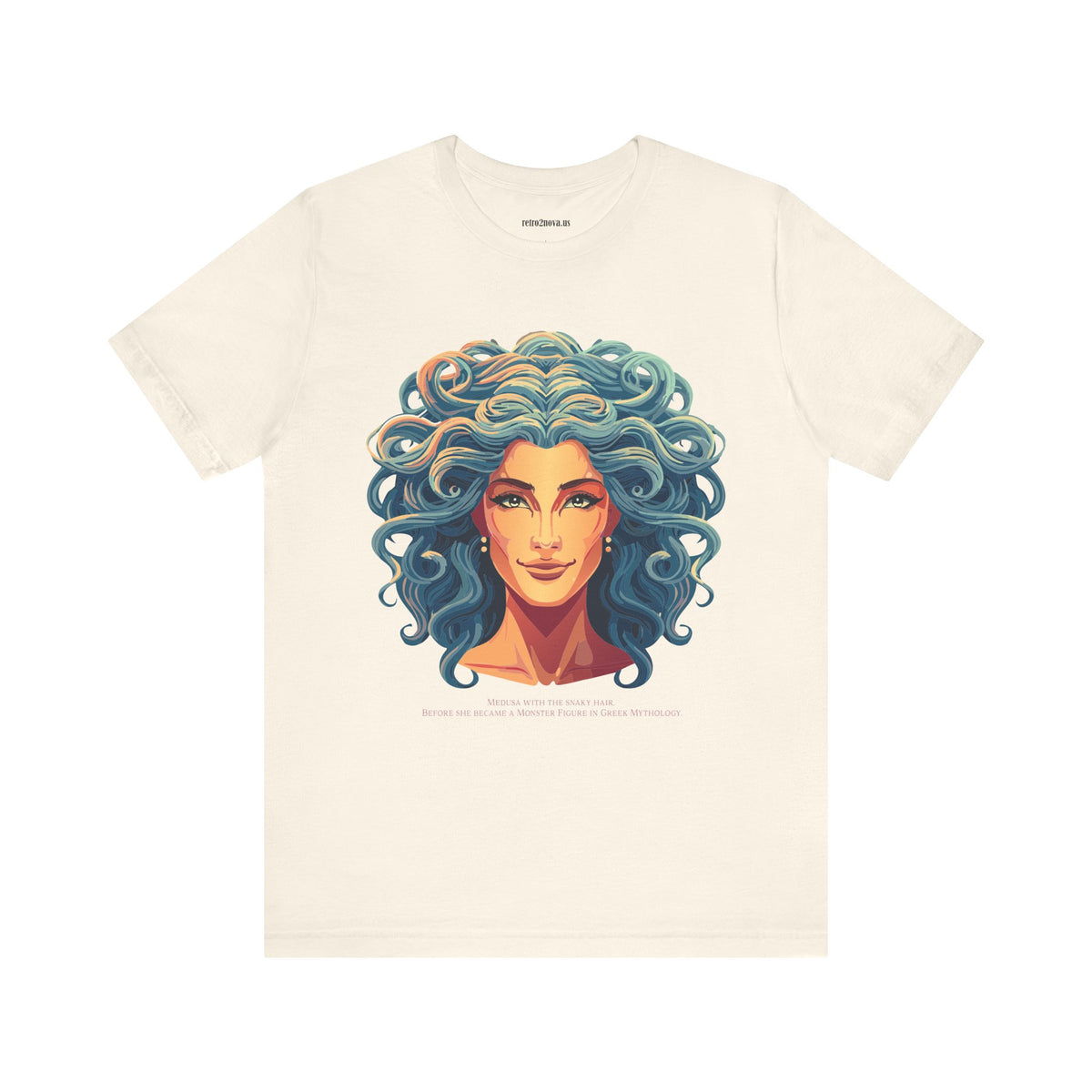 Goddess Graphic Unisex Cotton Bella+Canvas Tee with Medusa