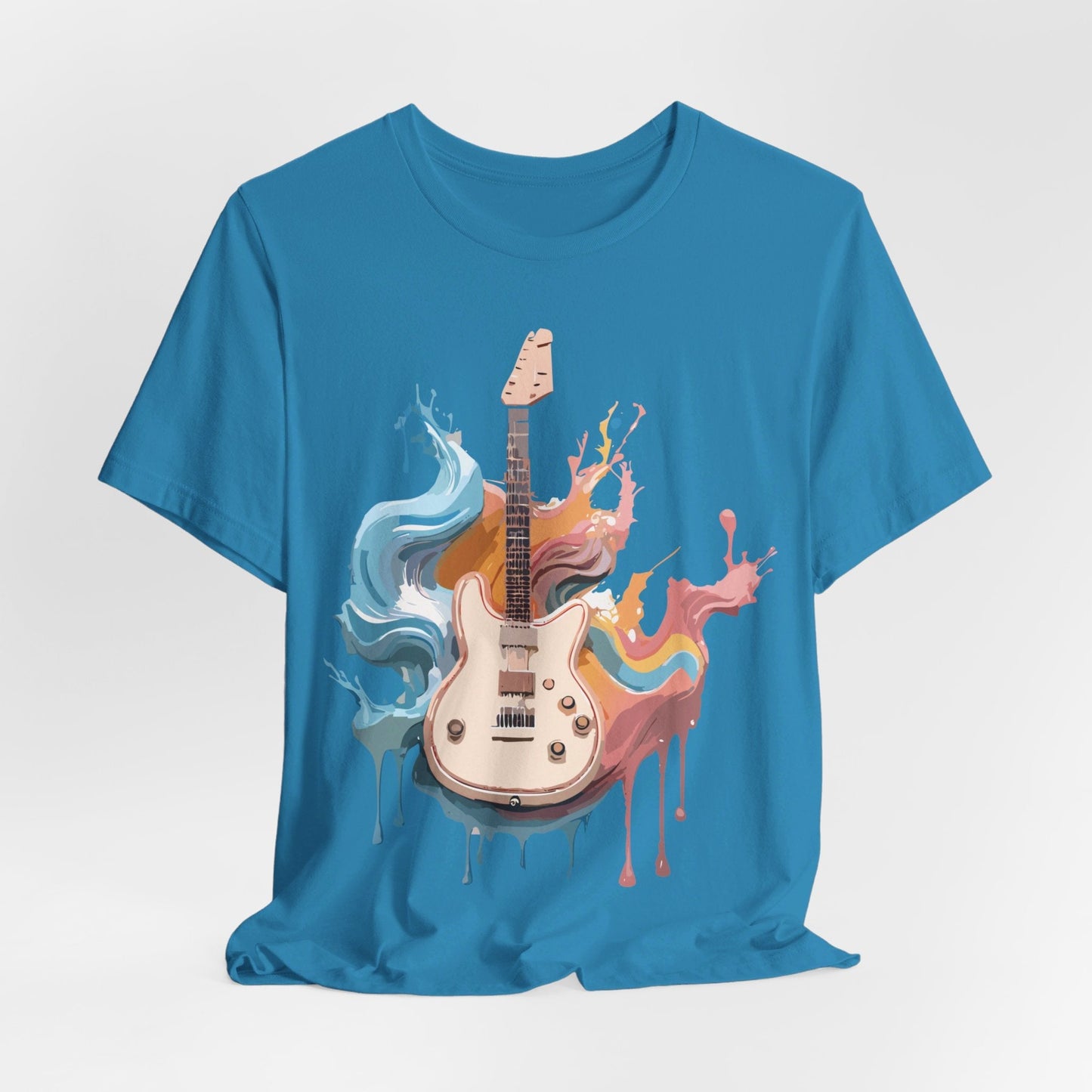 Adelpha Music Graphic T Shirt Unisex Short Sleeve Vintage Inspired Art Tee For Everyday Casual Wear