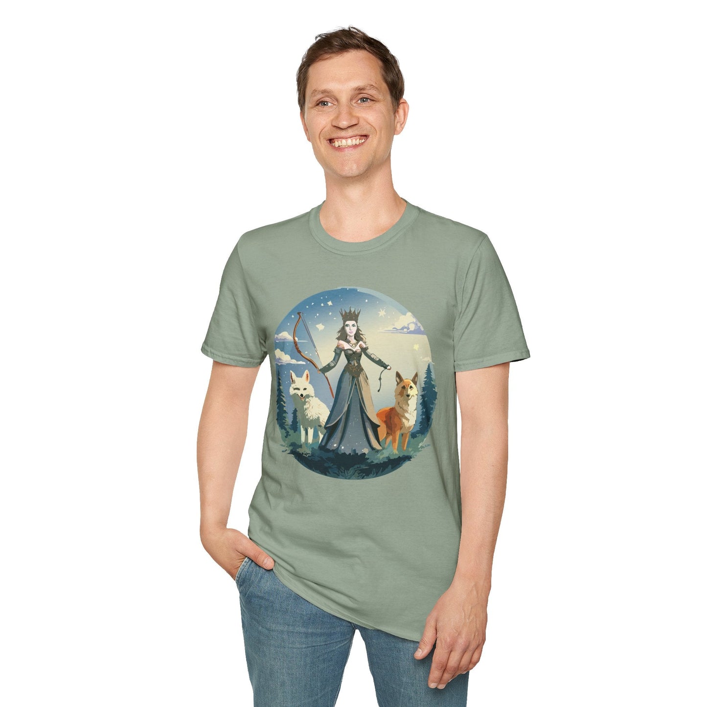 Women Graphic T Shirt Art Design Tee Unisex Softstyle Cotton Gildan 64000 Premium Comfort