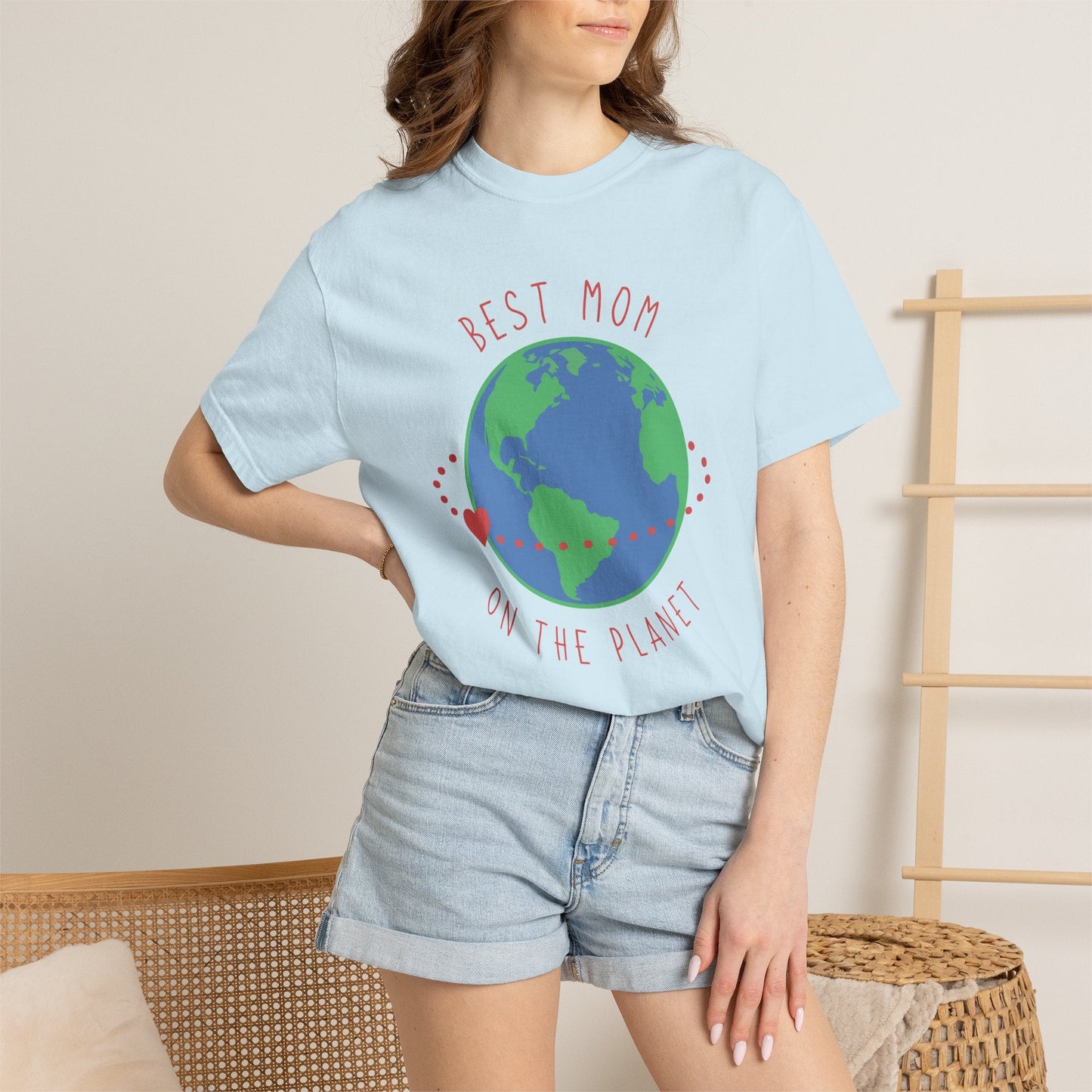 Mom T-shirt Mother's Day Mama Tee Unisex Comfort Colors Garment-Dyed Cotton h33