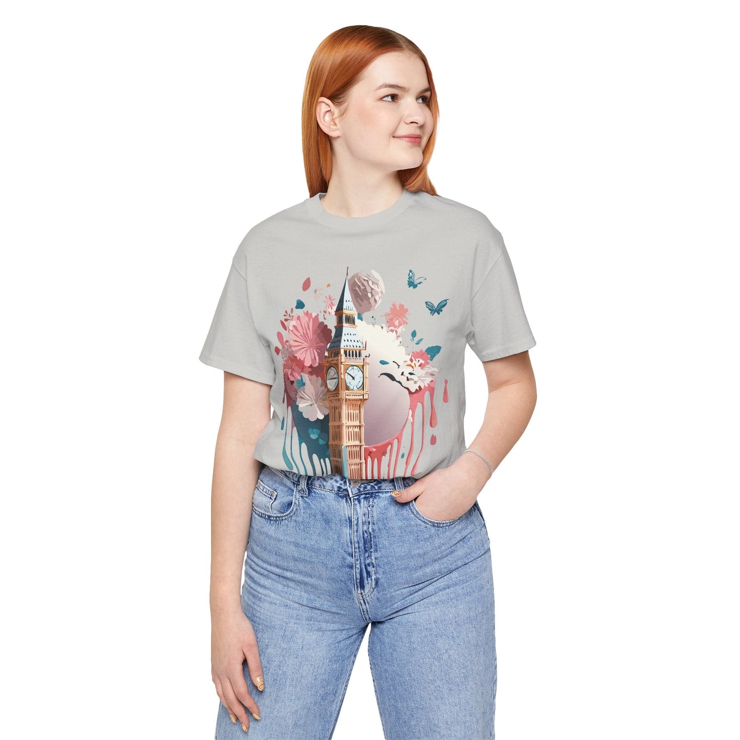 London Tourist Shirt Graphic Tee Unisex Vintage Inspired Artwork By Adelpha Original Collection