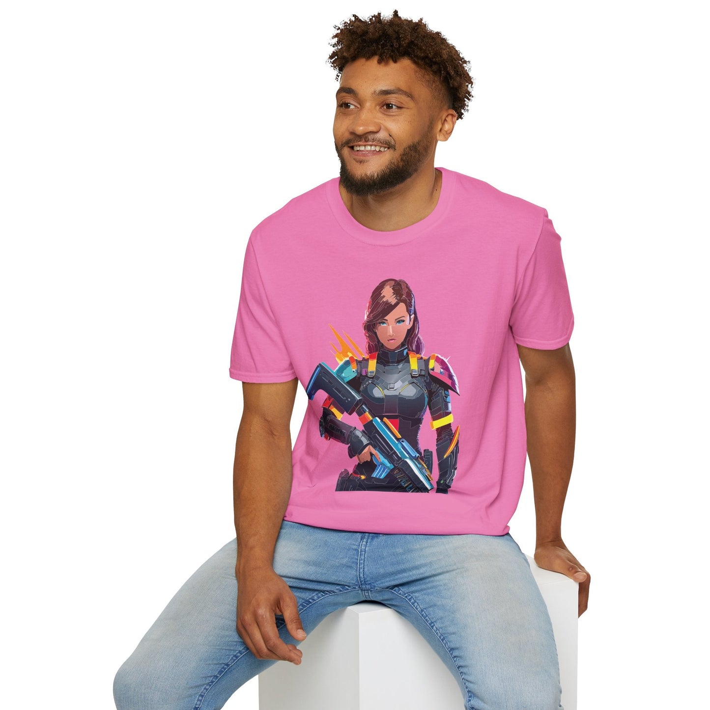 Robocop Graphic Unisex Cotton With Cyber Man Artwork Tee 8