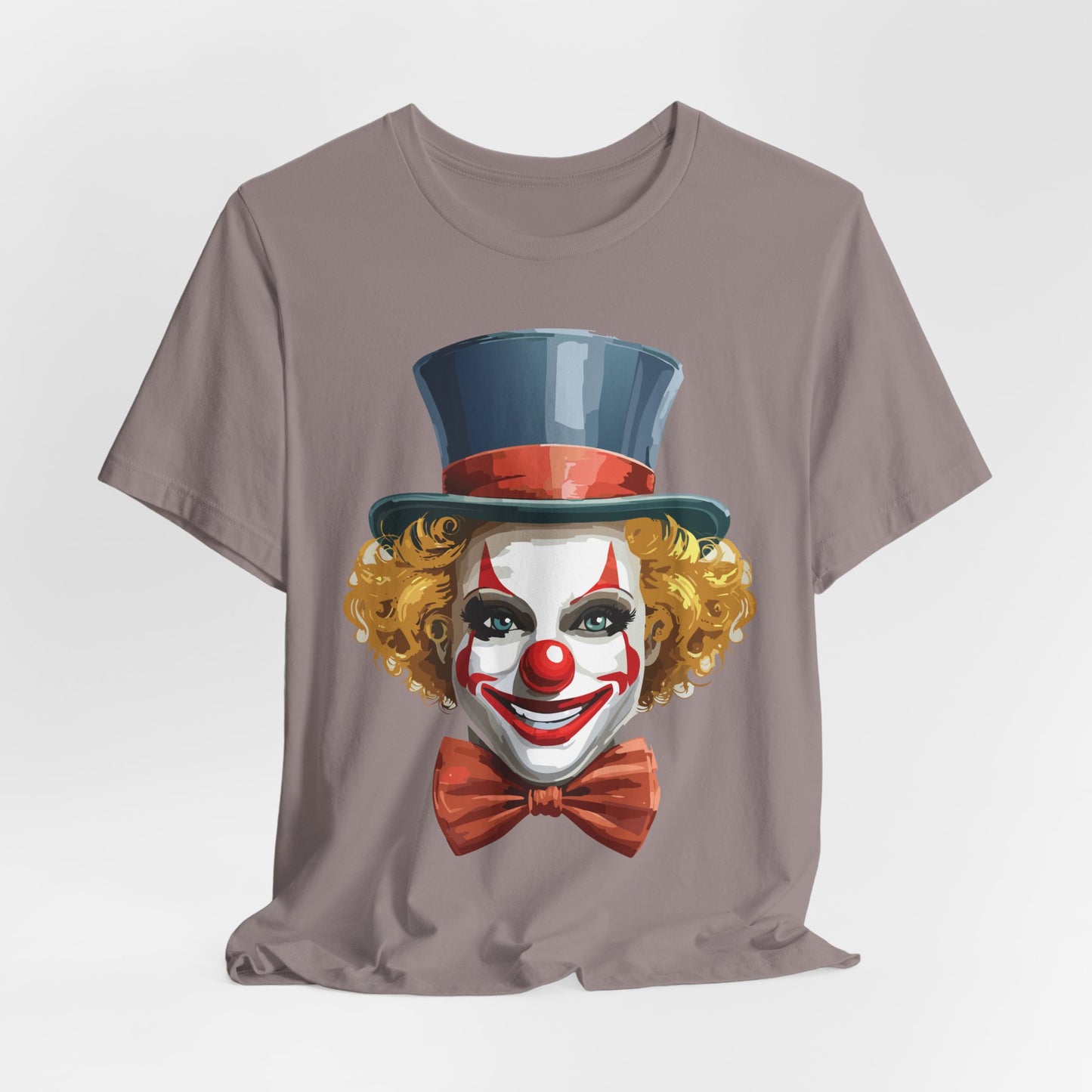 Clown Shirt, Funny Shirt, T-Shirt with Clown, Funny Art Design Tee, Circus Tees, Circus T-Shirt, Unisex Humor Wear 11